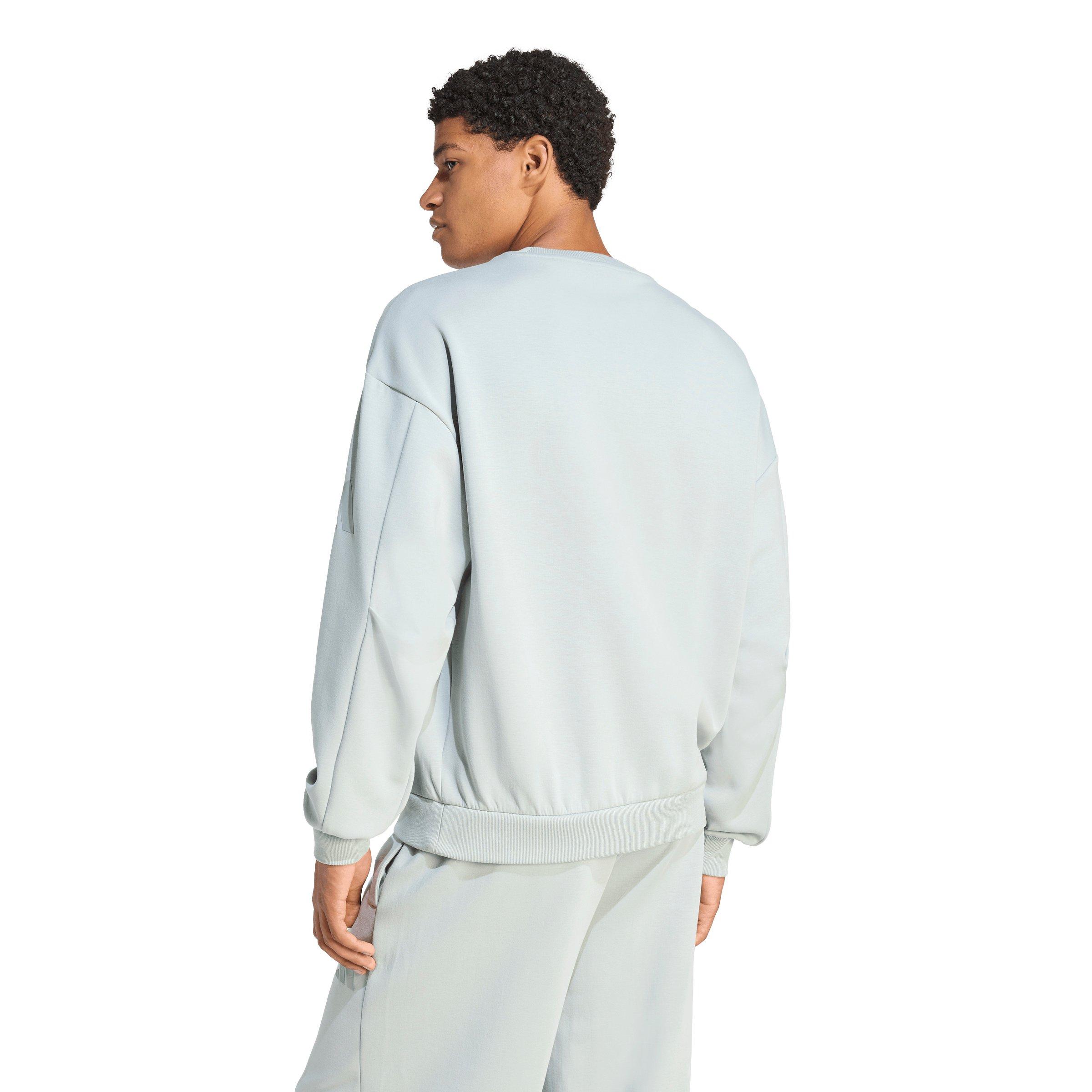 adidas Men's Soft Lux Sweatshirt - Green - GREEN Thumbnail View 2