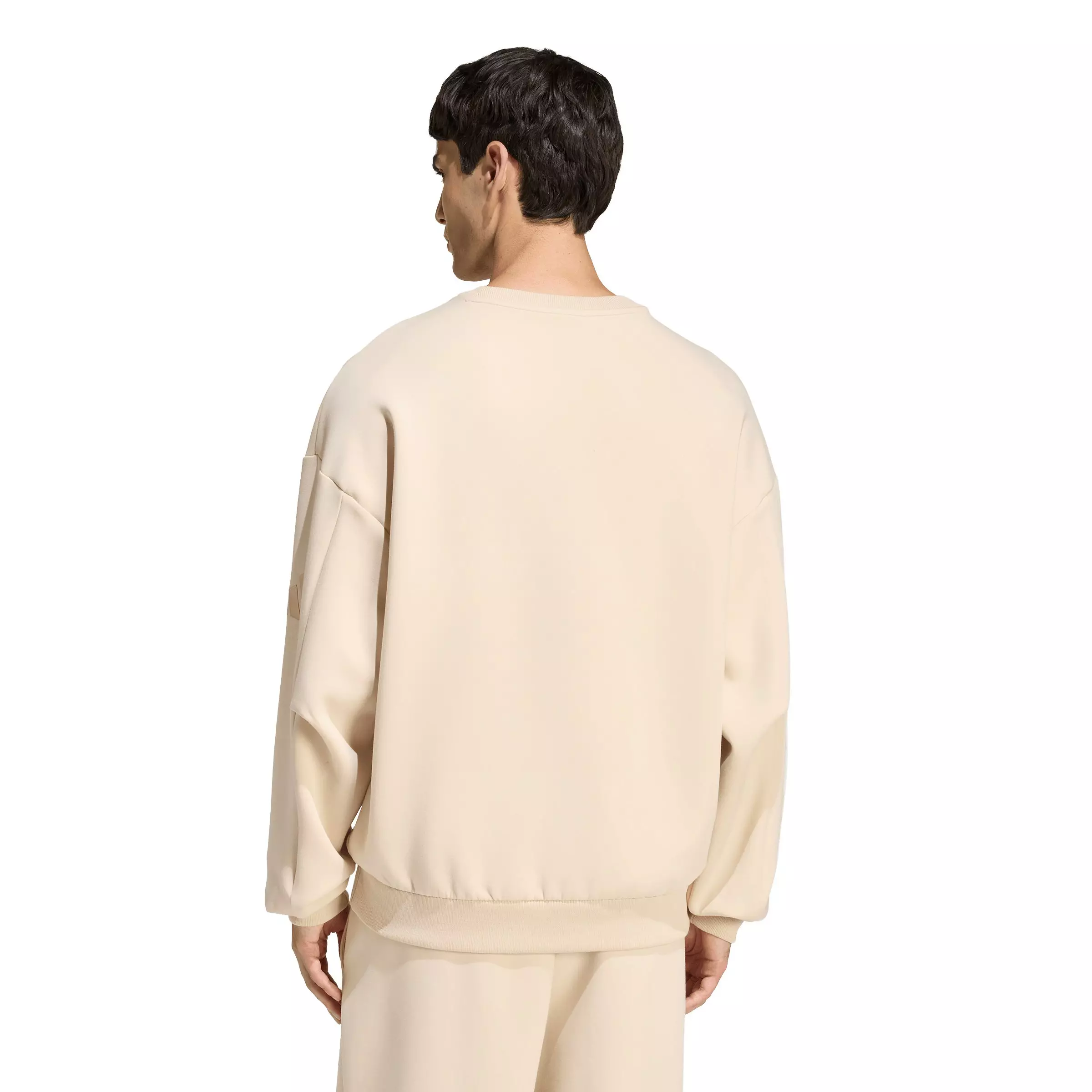 adidas Men's Soft Lux Sweatshirt - Cream - CREAM