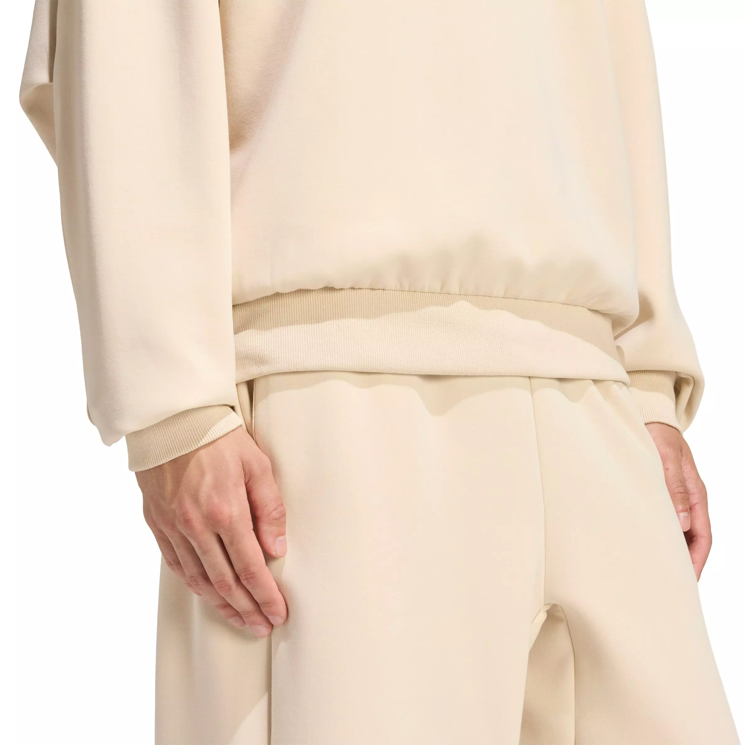 adidas Men's Soft Lux Sweatshirt - Cream - CREAM