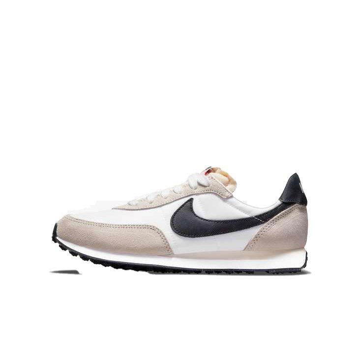 Nike Waffle Trainer 2 "White/Black/Sail/Summit White" Grade School Boys' Shoe - WHITE/BLACK Thumbnail View 2