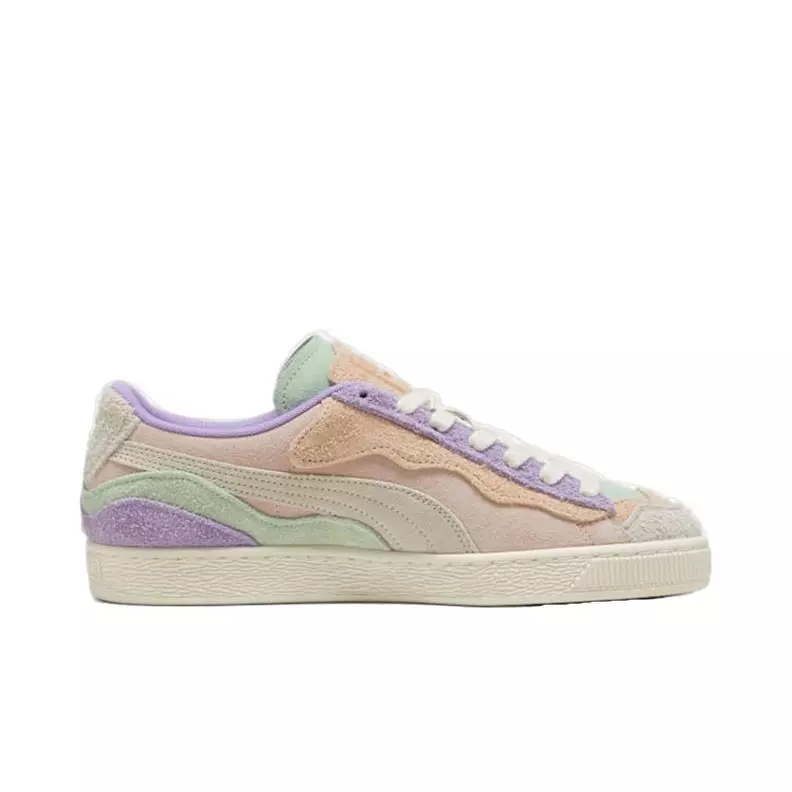 PUMA Suede Trippy "Island Green/Fresh Mint/Frosted Ivory" Men's Shoe - GREEN/WHITE
