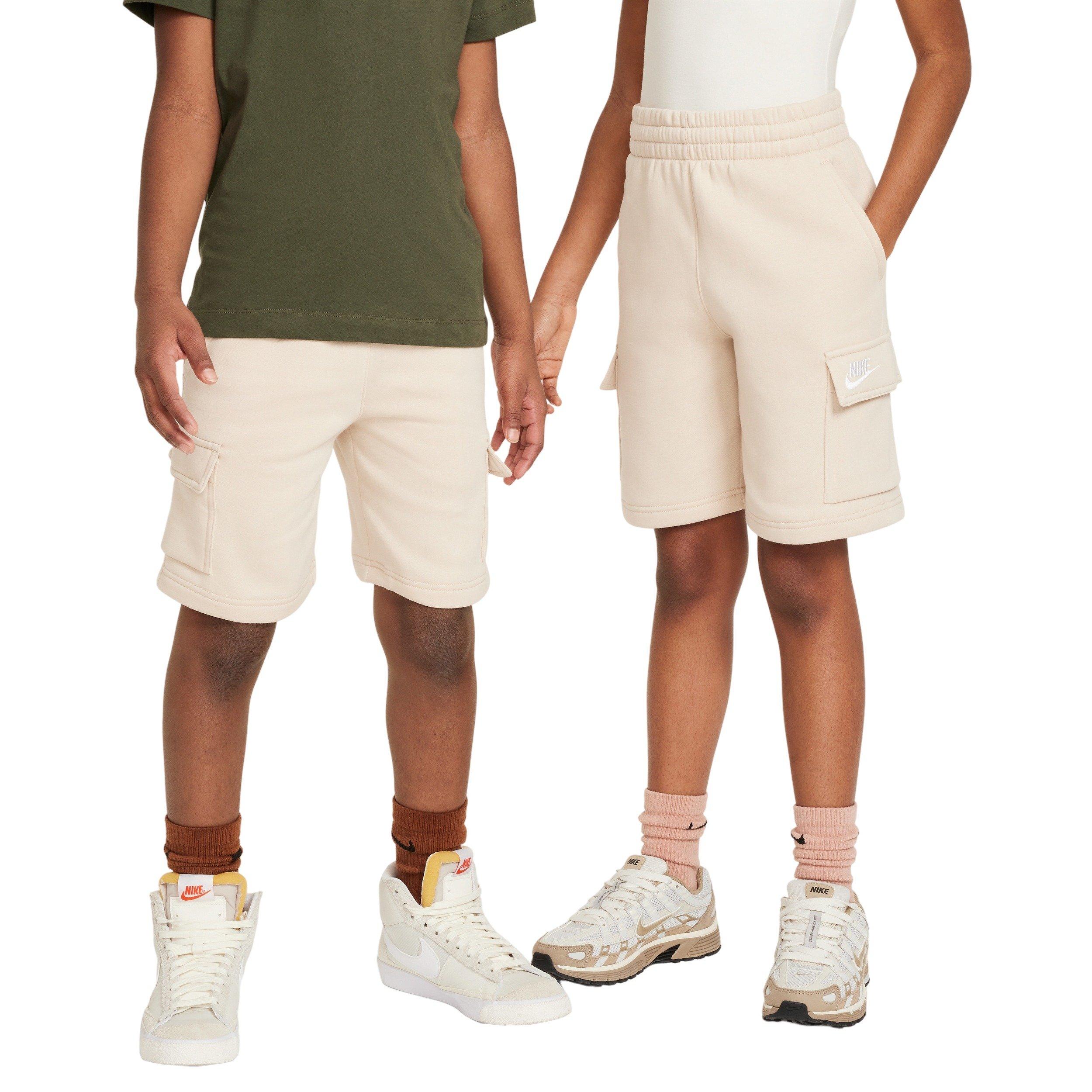 Nike Sportswear Club Fleece Big Kids' Tan Cargo Shorts