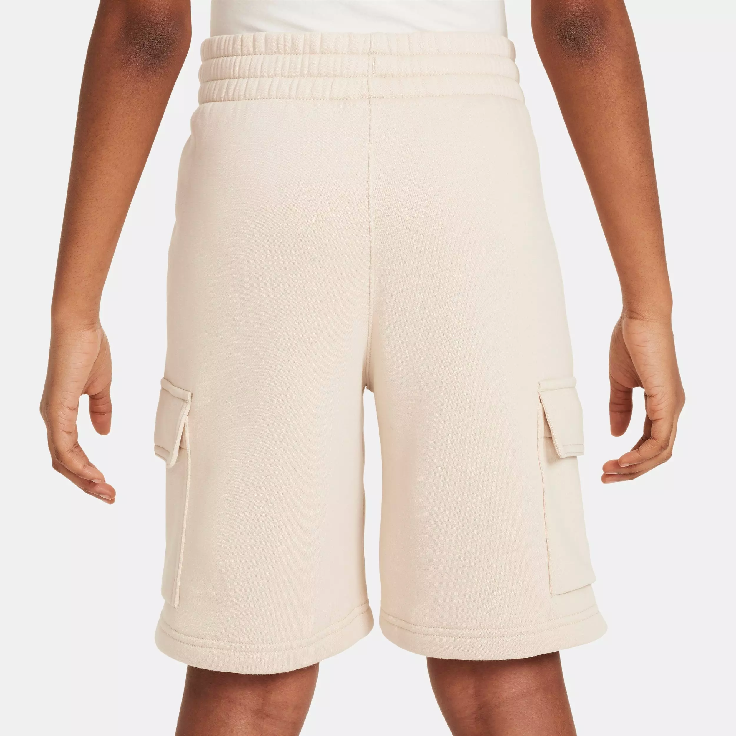 Nike Big Kids' Sportswear Club Fleece Cargo Shorts - Tan - TAN