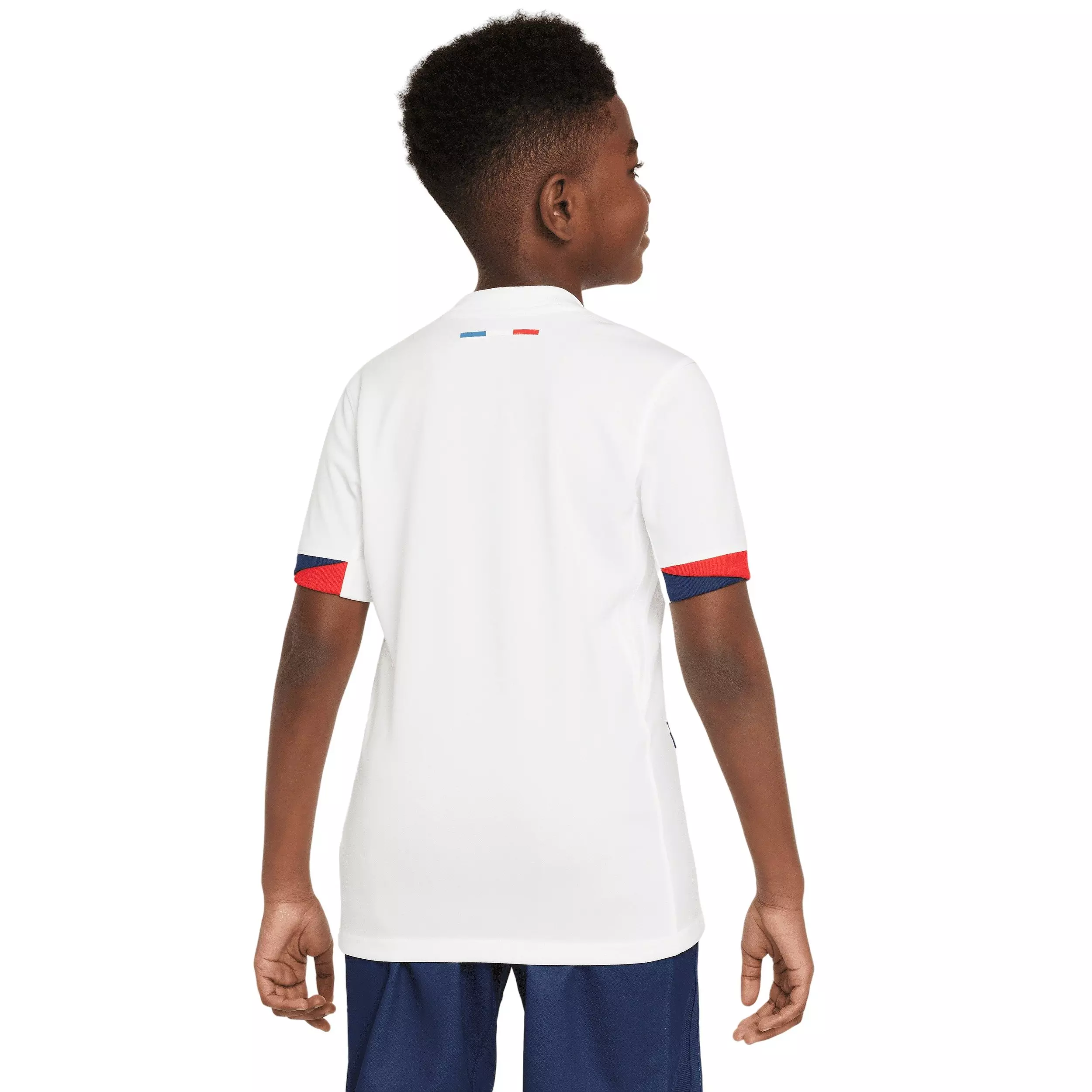 Nike Big Kids' Paris Saint-Germain 2024/25 Stadium Away Dri-FIT Soccer Replica Jersey - WHITE