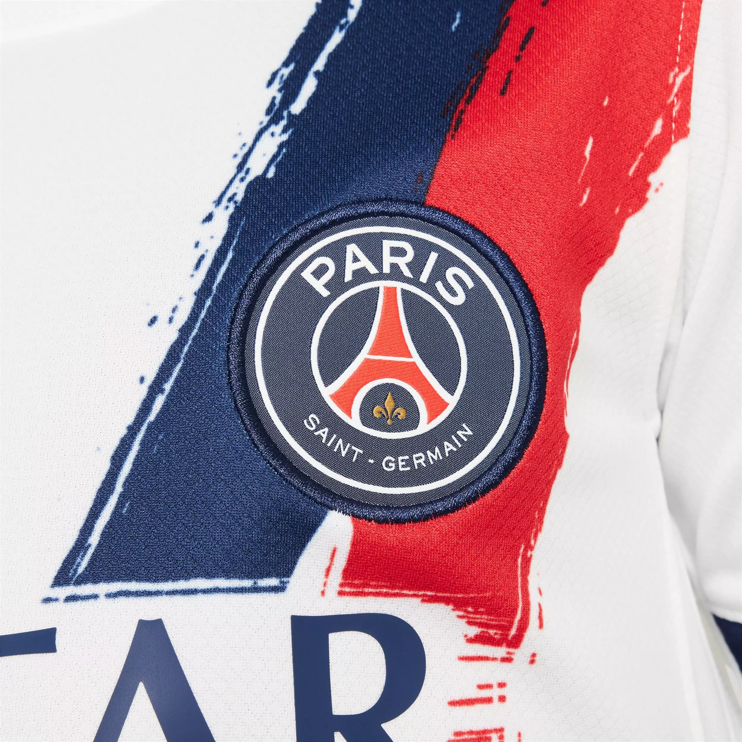Nike Big Kids' Paris Saint-Germain 2024/25 Stadium Away Dri-FIT Soccer Replica Jersey - WHITE