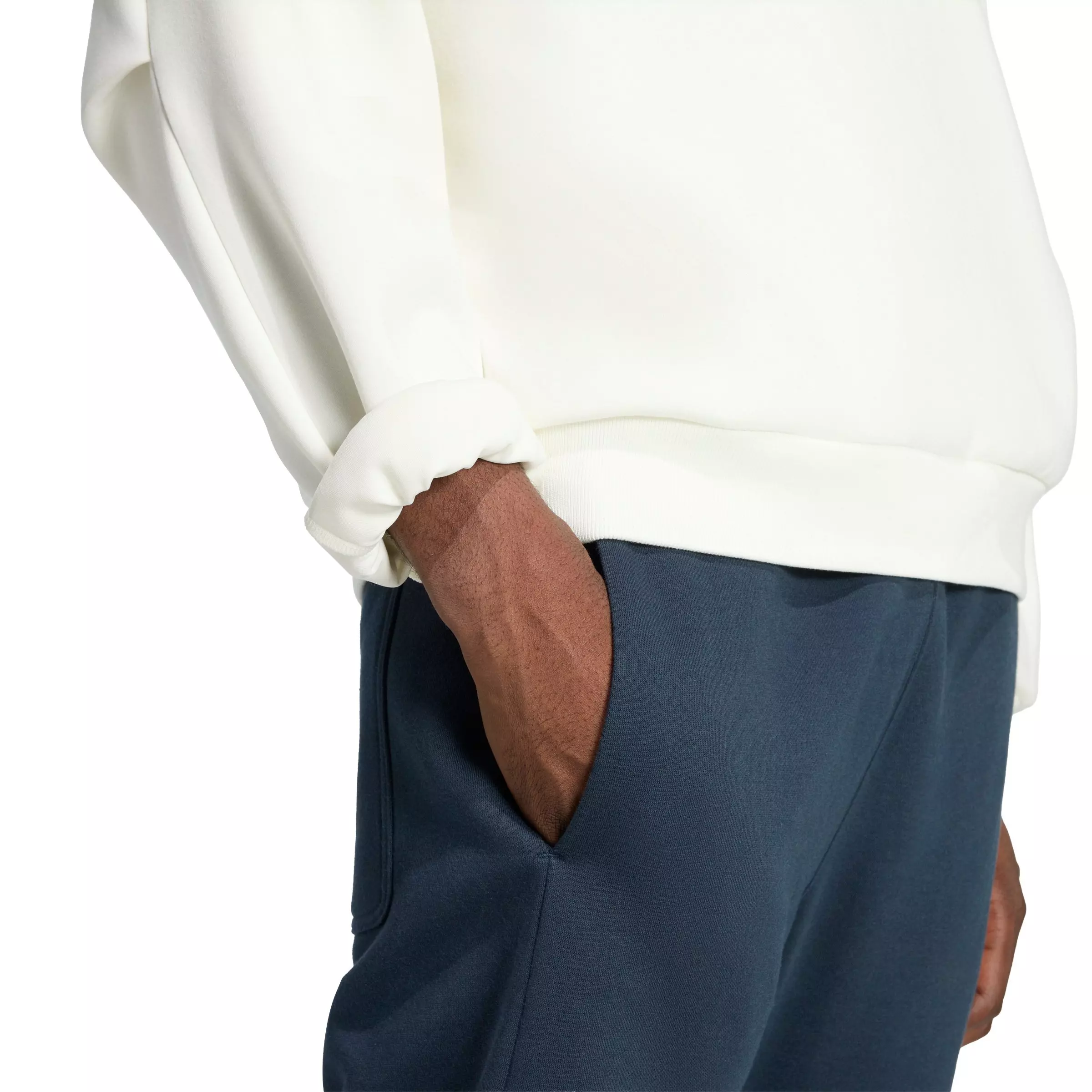 adidas Men's Soft Lux Hoodie - Off-White - OFF-WHITE