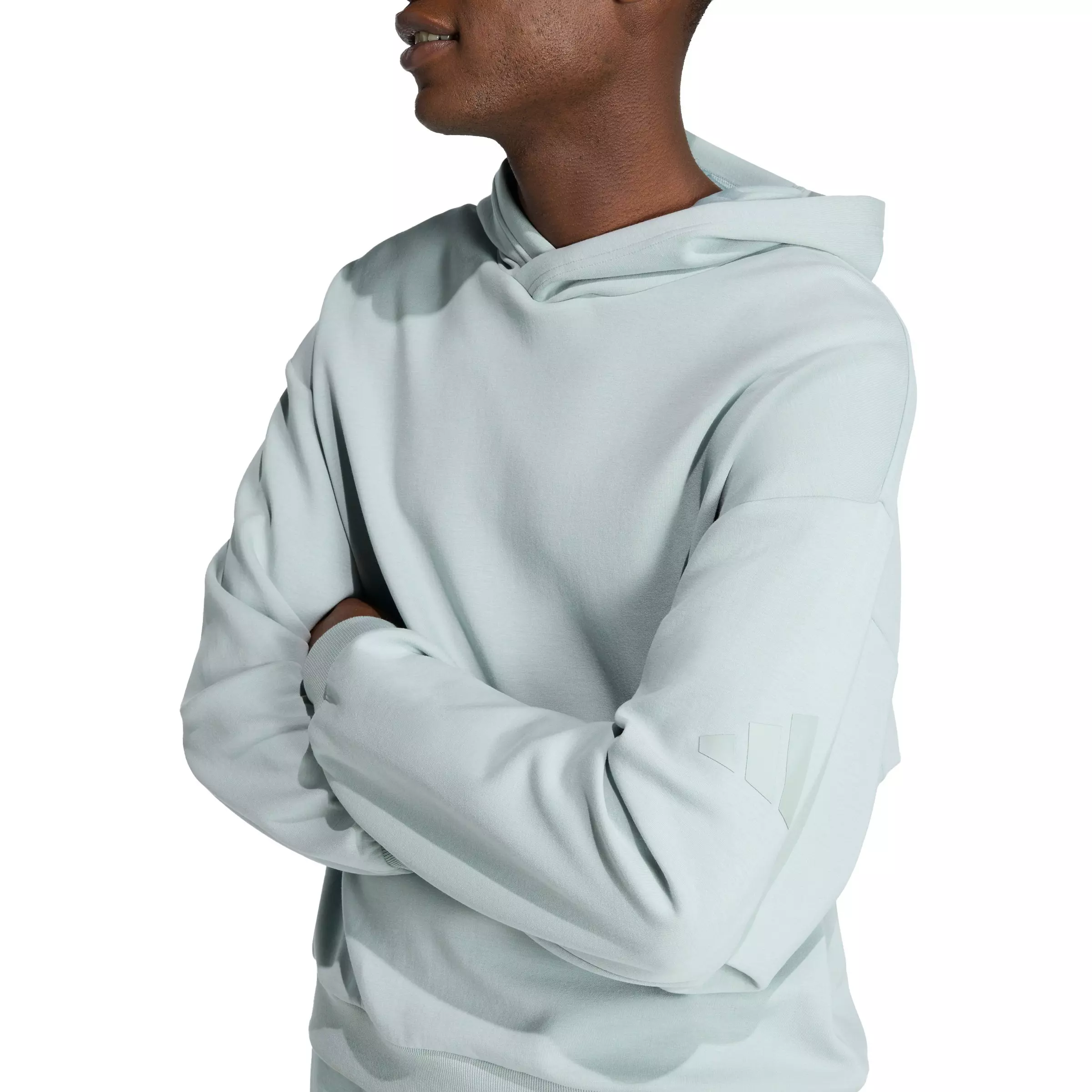 adidas Men's Soft Lux Hoodie - Green - GREEN