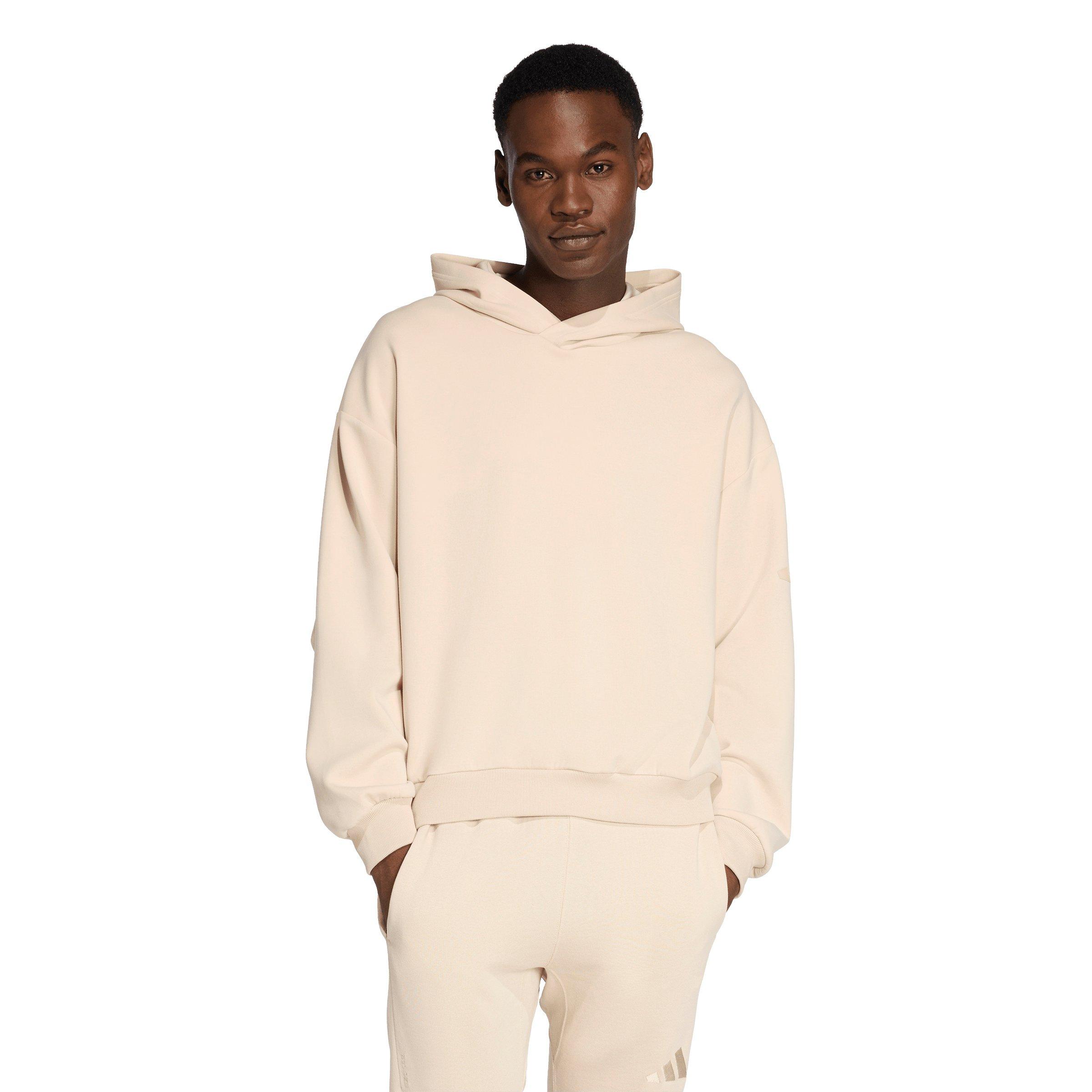 adidas Men's Soft Lux Hoodie - Cream - CREAM Thumbnail View 1