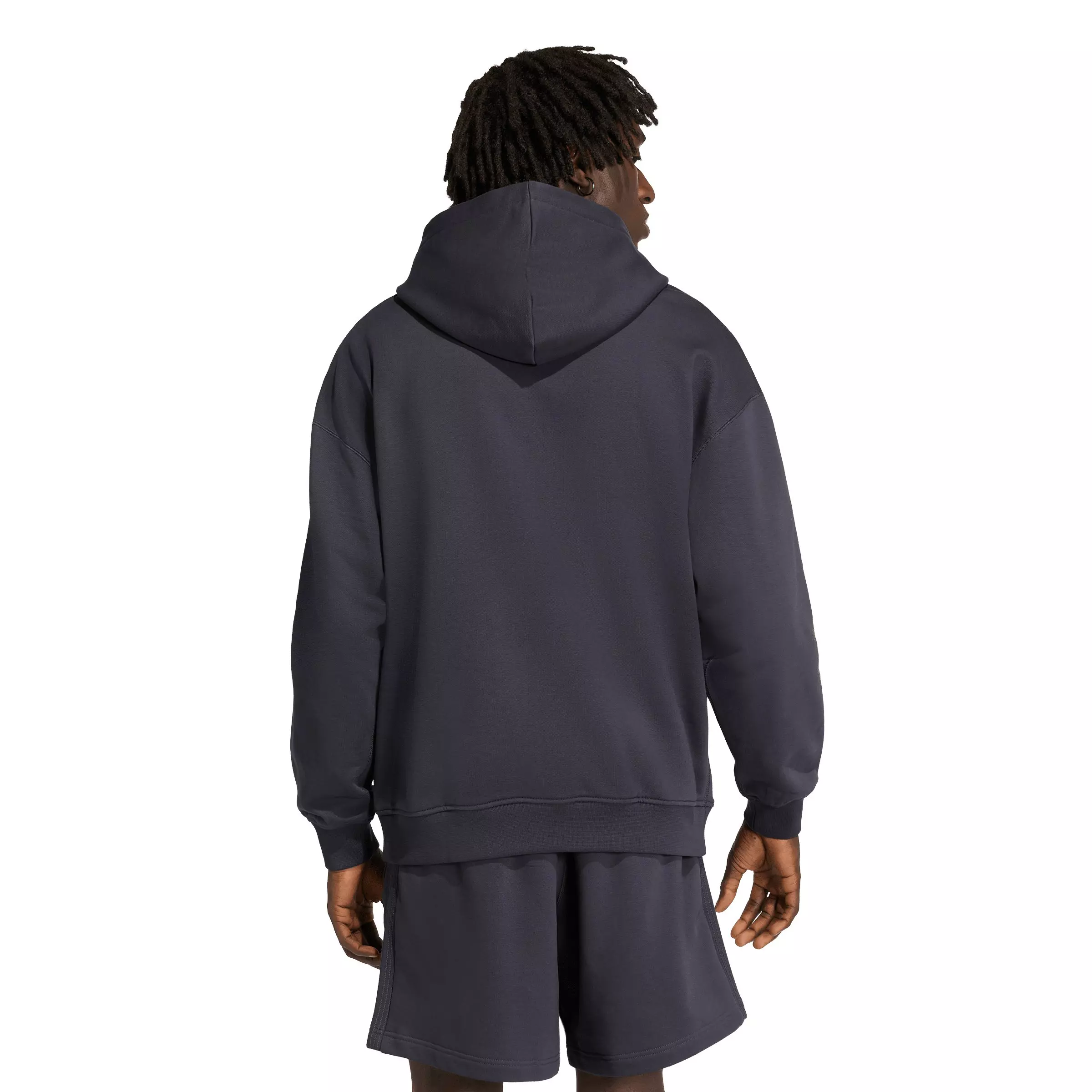 adidas Originals Men's Premium Essentials Hoodie - Dark Grey - DARK GREY