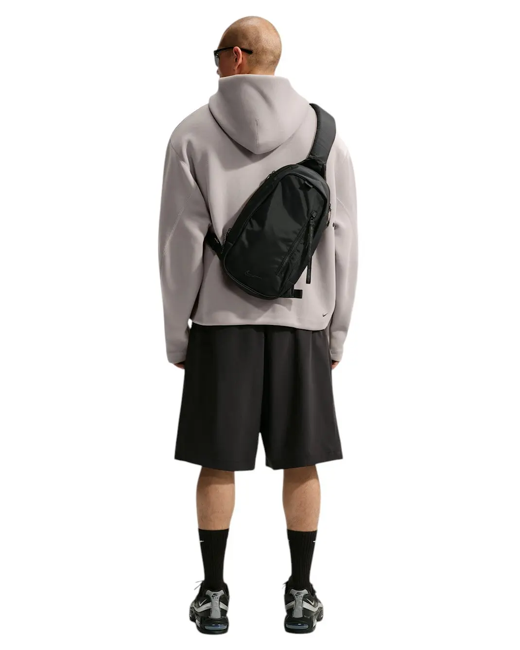 Nike Men's Tech Ergo Fleece Pullover Hoodie - Grey - GREY