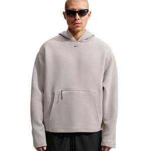 Nike Men's Tech Ergo Fleece Pullover Hoodie - Grey - GREY