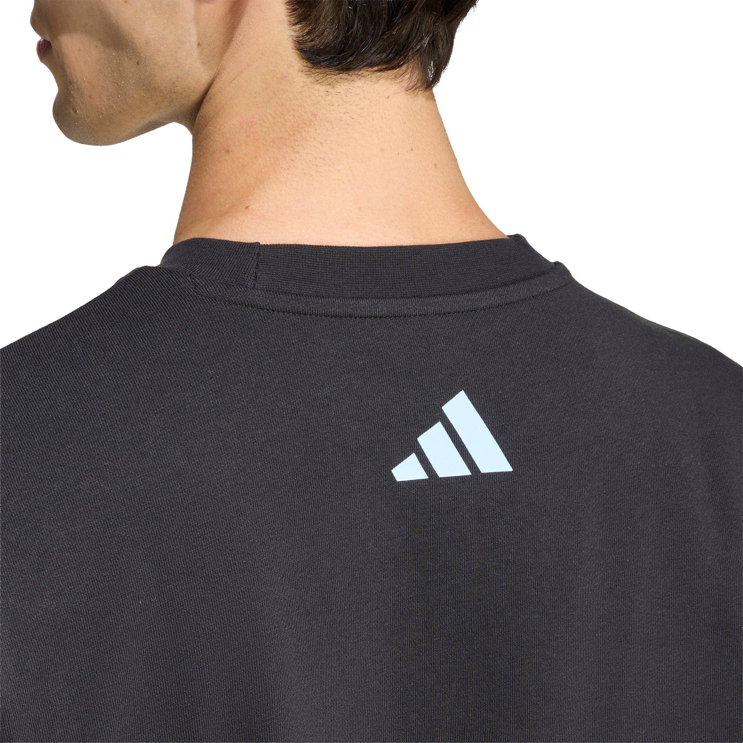 adidas Men's Outdoor Climbing Graphic Sweatshirt - Black - BLACK Thumbnail View 3