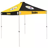 Logo Chair Company Pittsburgh Steelers Checkerboard Canopy Tent - BLACK