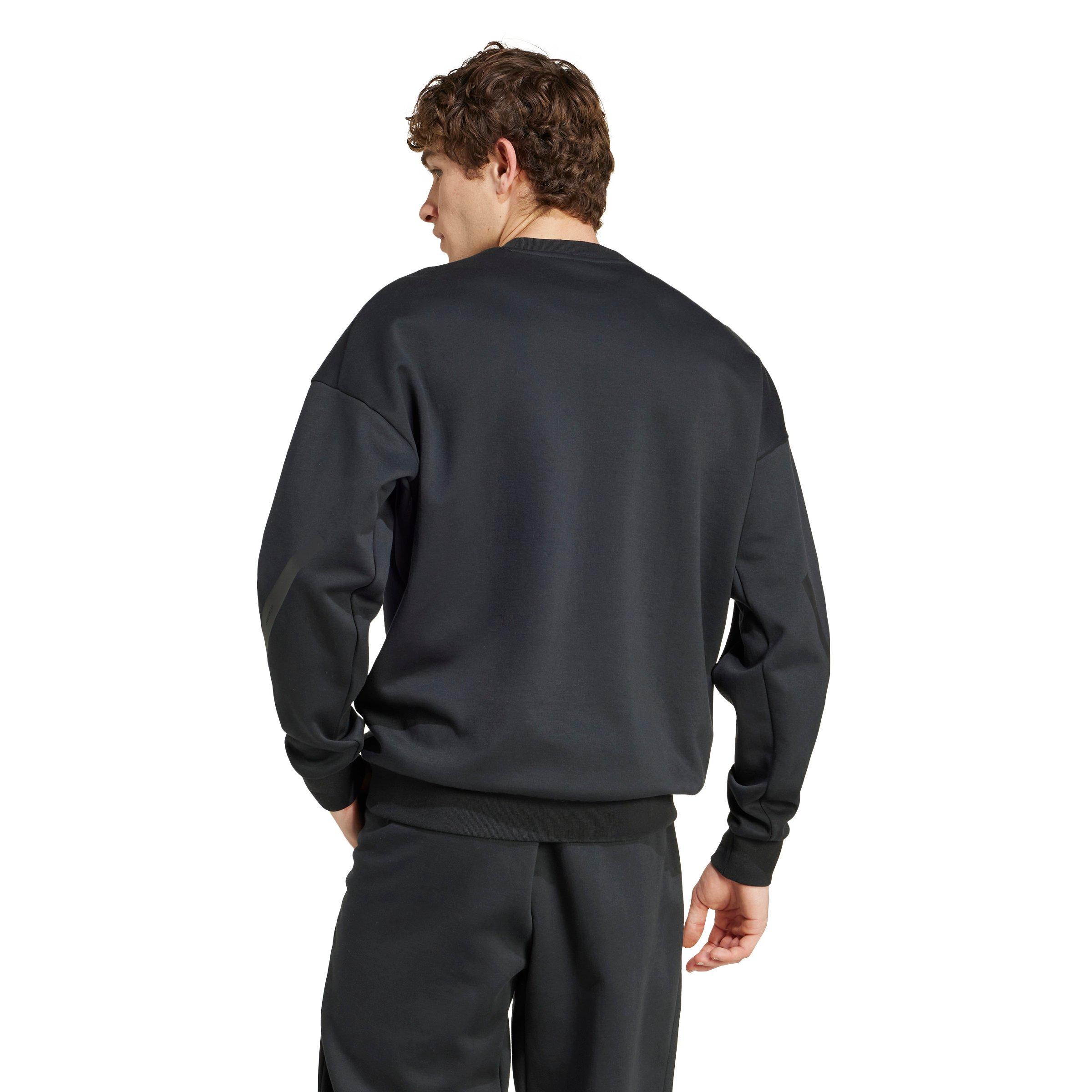 adidas Men's New Z.N.E. Sweatshirt - Black - BLACK Thumbnail View 2