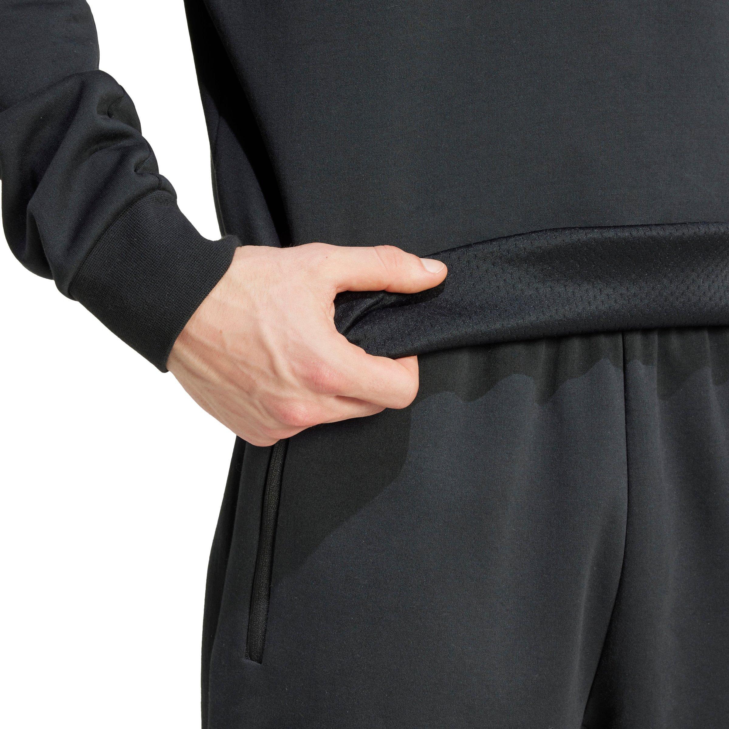 adidas Men's New Z.N.E. Sweatshirt - Black - BLACK Thumbnail View 4