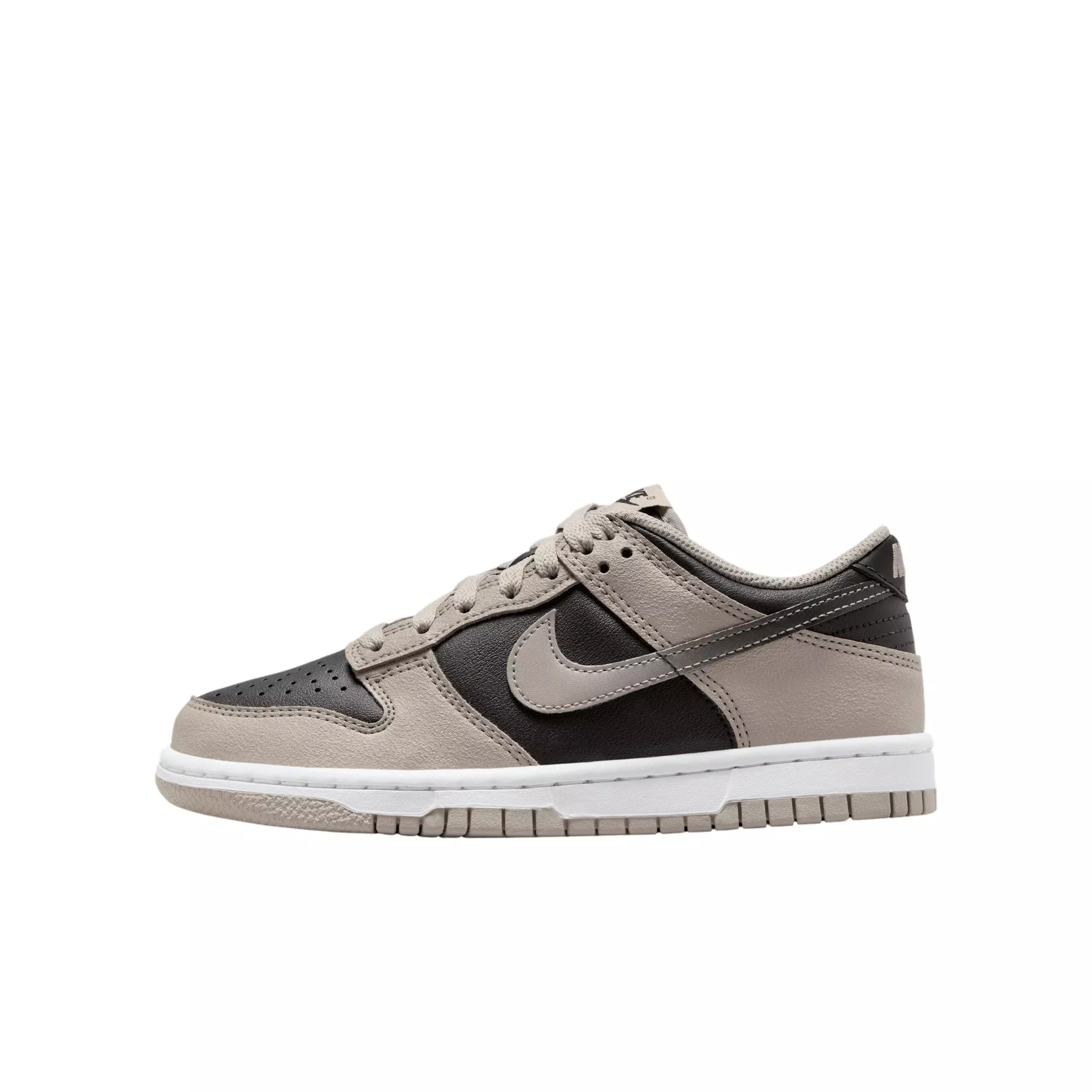Nike Dunk Low "College Grey/White/Black" Grade School Boys' Shoe - GREY/WHITE/BLACK