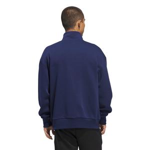 adidas Men's LOVB Fleece Graphics Quarter-Zip Sweatshirt -Navy
