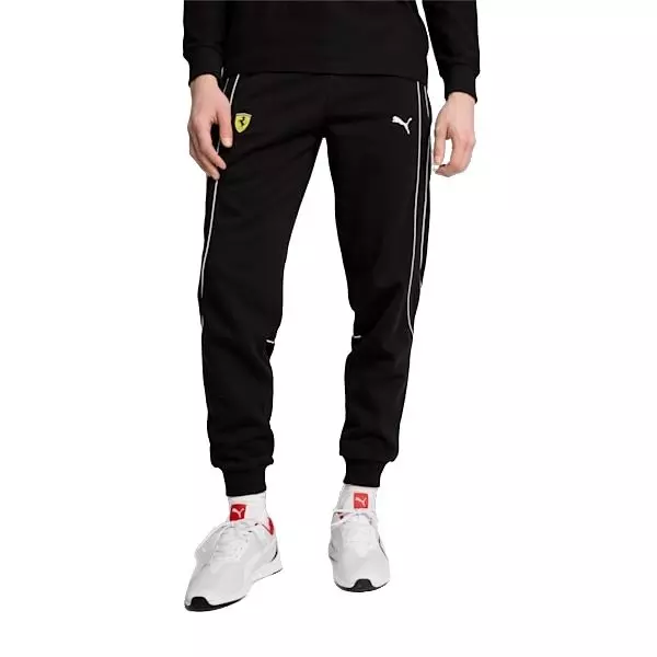 PUMA Men's Scuderia Ferrari Race Pants - Black - BLACK