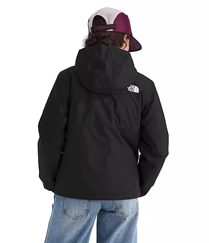 The North Face Big Girls' Warm Antora Rain Jacket - Black - BLACK