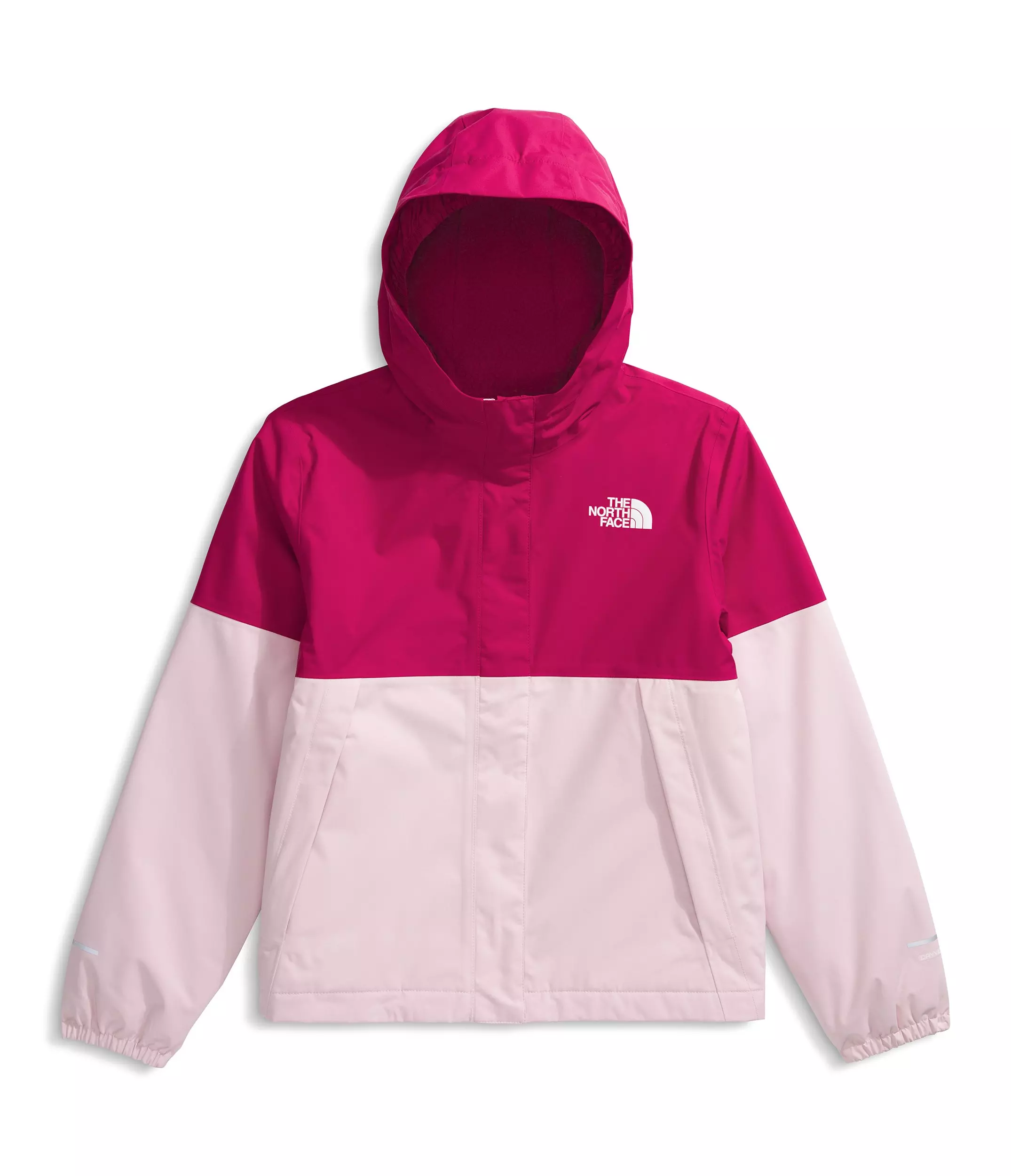 The North Face Big Girls' Warm Antora Rain Jacket - Red/Pink - RED/PINK