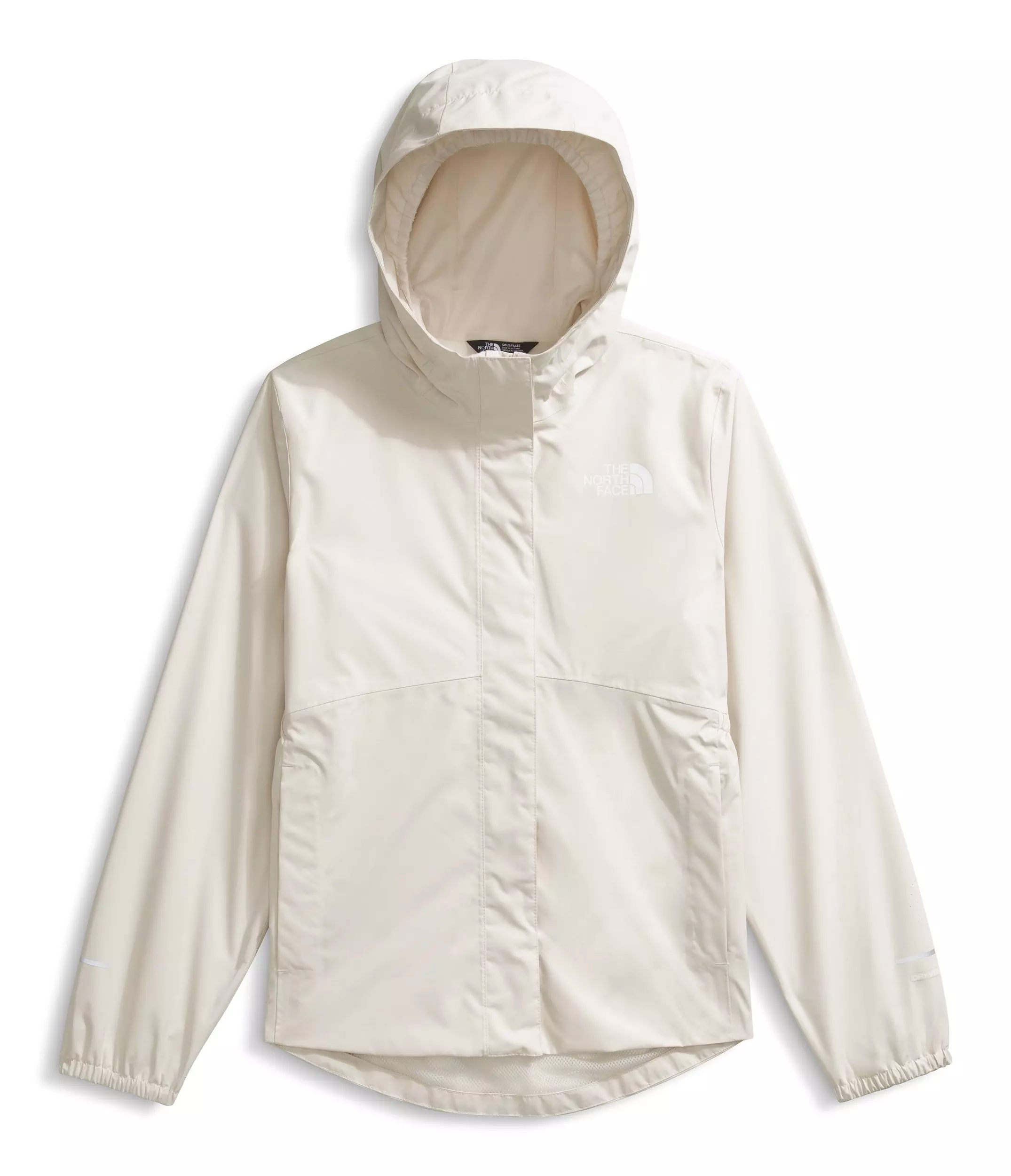 The North Face Big Girls' Antora Rain Jacket - White - WHITE