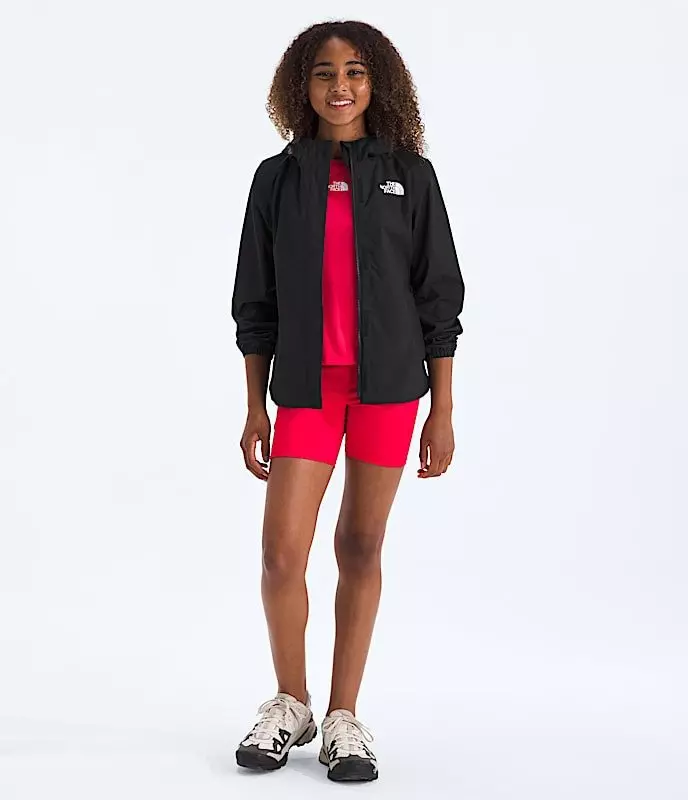 The North Face Big Girls' Antora Rain Jacket - Black - BLACK