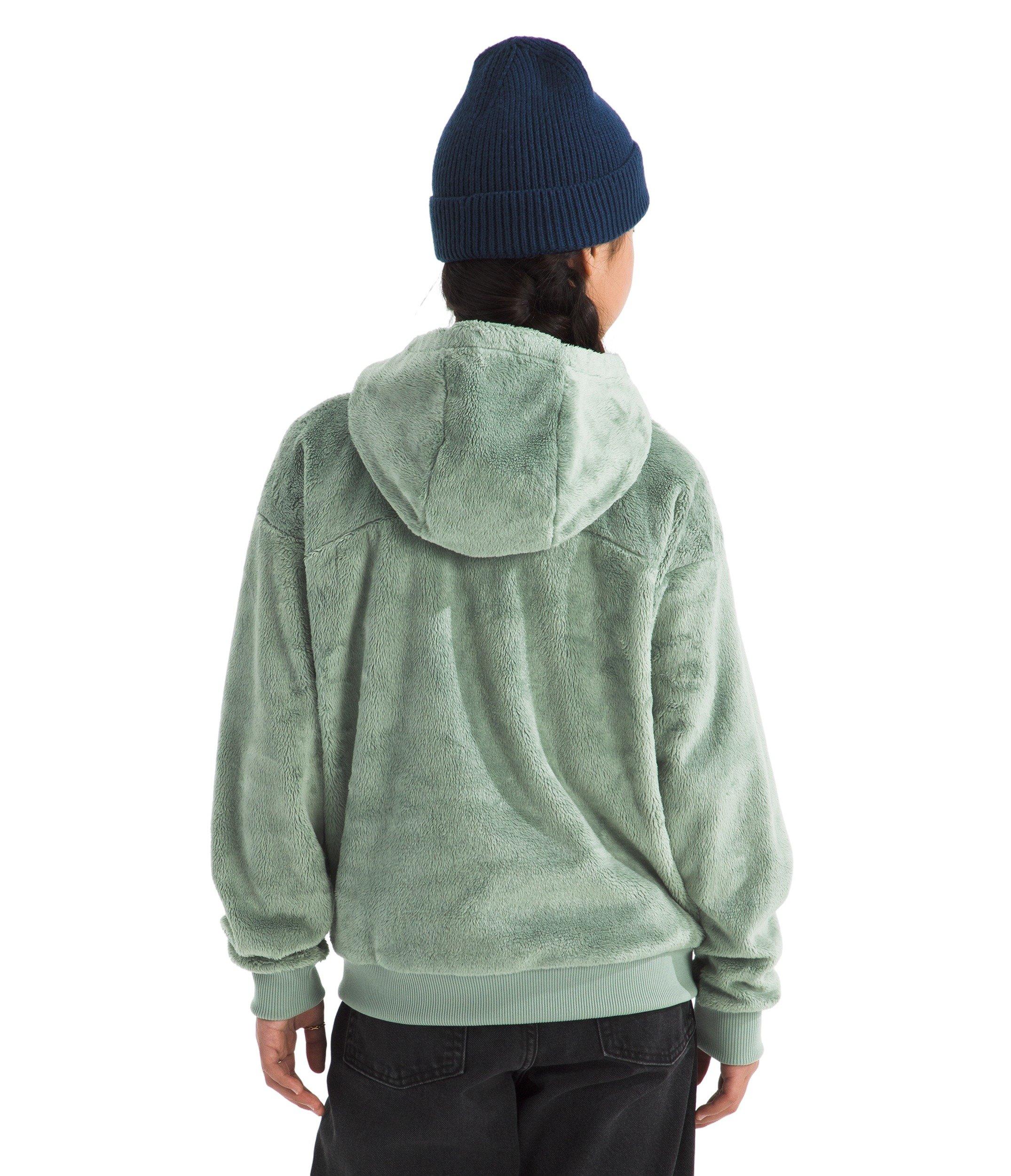 The North Face Osito Full-Zip Big Girls' Green Hooded Jacket