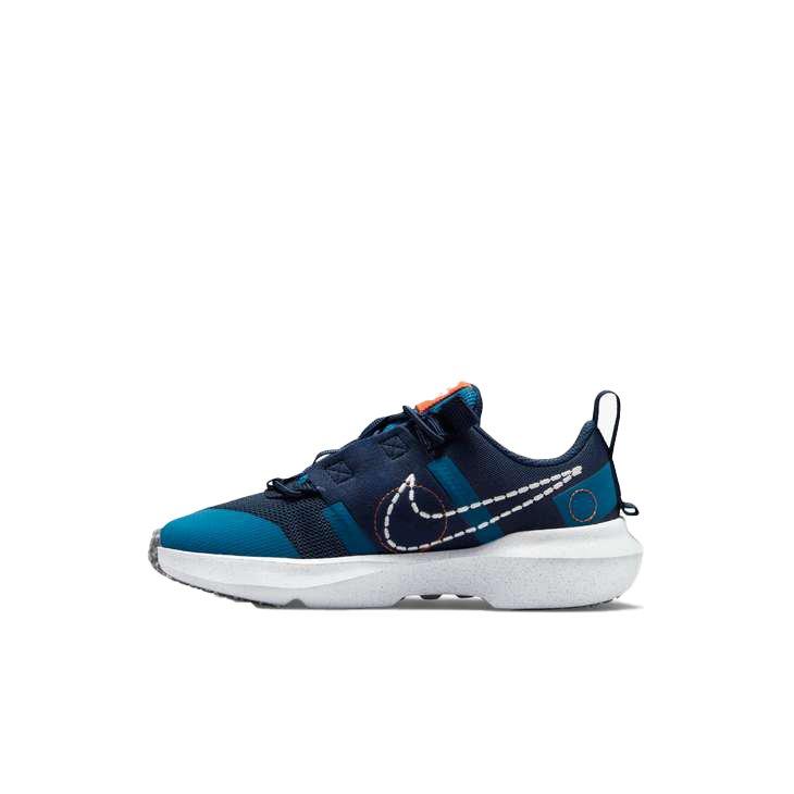Nike Crater Impact "Midnight Navy/White/Orange/Imperial Blue" Preschool Boys' Shoe - NAVY/WHITE Thumbnail View 2