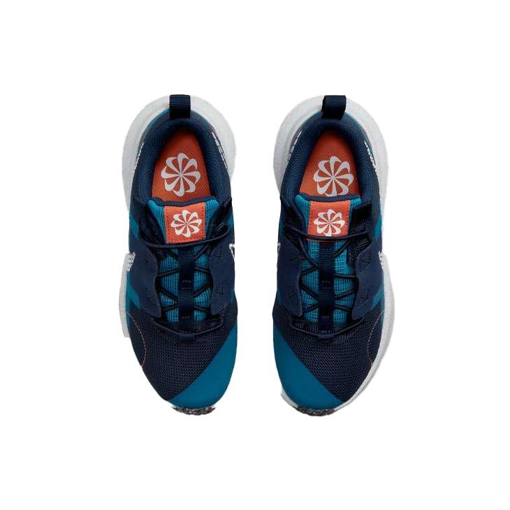 Nike Crater Impact "Midnight Navy/White/Orange/Imperial Blue" Preschool Boys' Shoe - NAVY/WHITE Thumbnail View 4