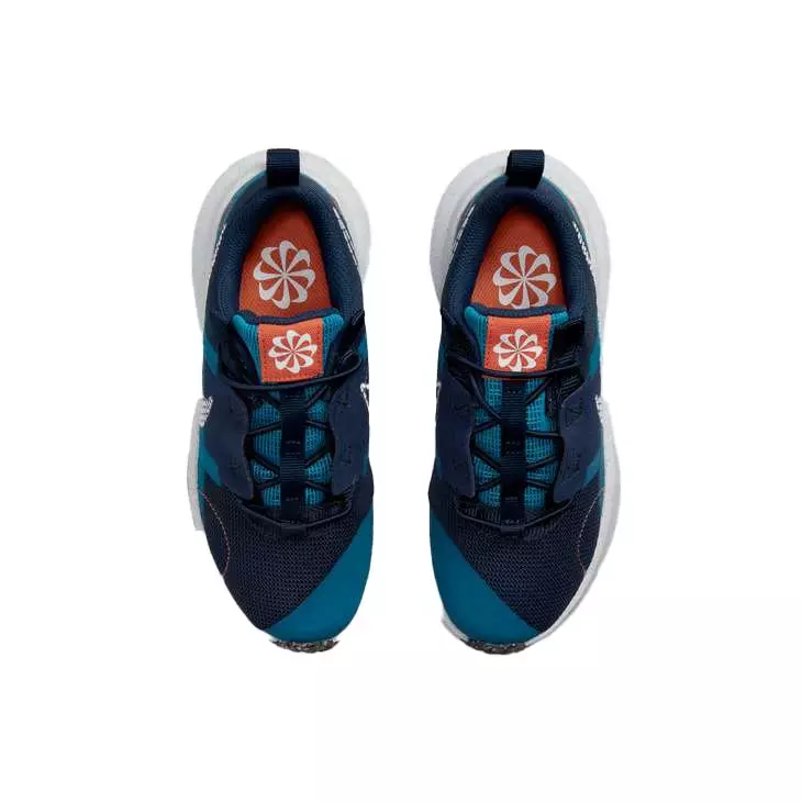 Nike Crater Impact "Midnight Navy/White/Orange/Imperial Blue" Preschool Boys' Shoe - NAVY/WHITE