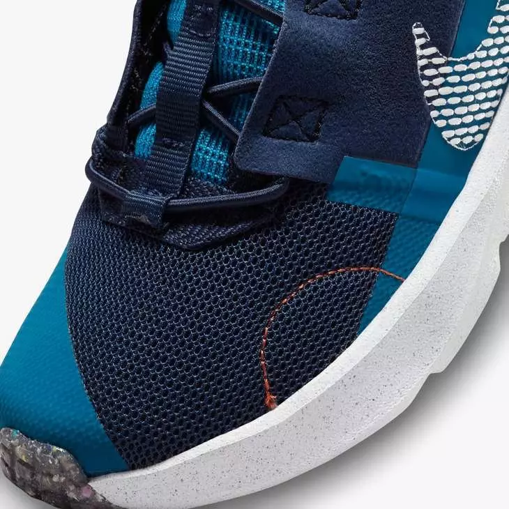 Nike Crater Impact "Midnight Navy/White/Orange/Imperial Blue" Preschool Boys' Shoe - NAVY/WHITE