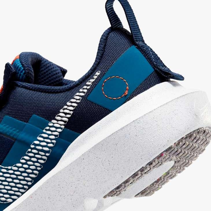 Nike Crater Impact "Midnight Navy/White/Orange/Imperial Blue" Preschool Boys' Shoe - NAVY/WHITE Thumbnail View 8