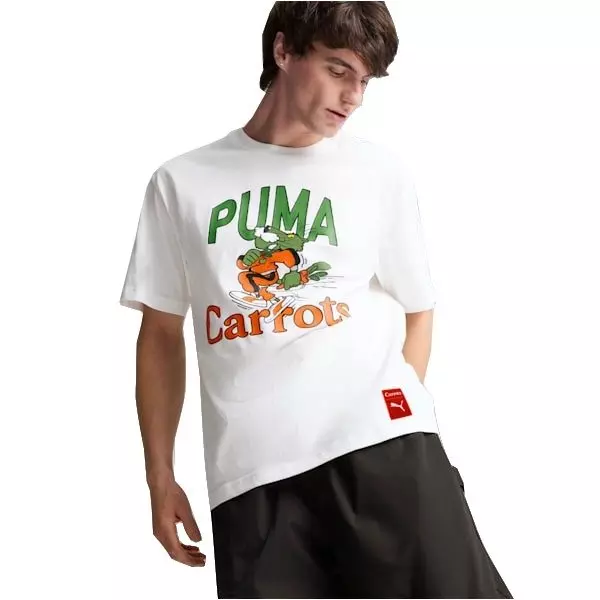 PUMA Men's PUMA x Carrots Graphic Tee - White - WHITE