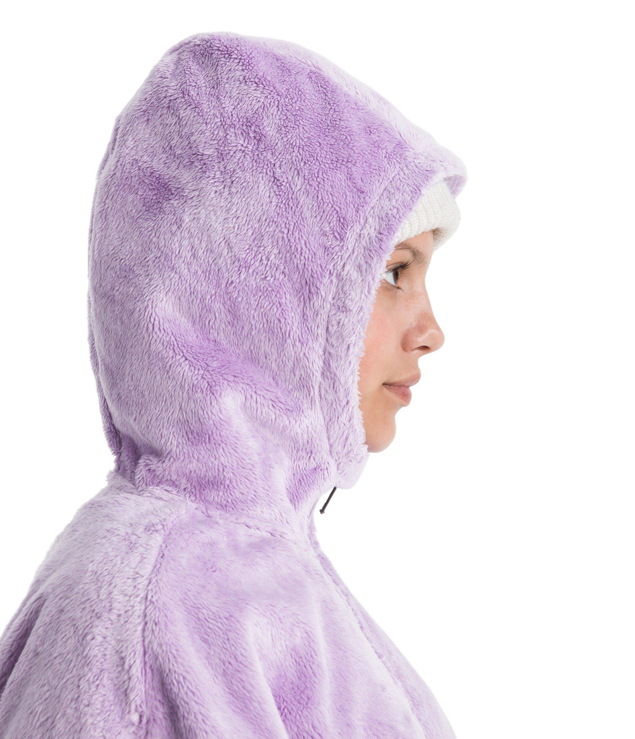 The North Face Osito Full-Zip Big Girls' Purple Hooded Jacket