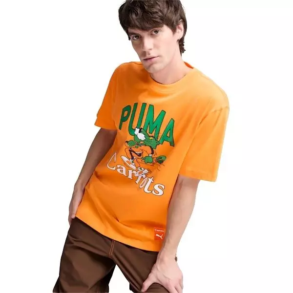 PUMA Men's PUMA x Carrots Graphic Tee - Orange - ORANGE