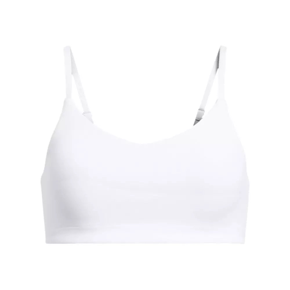 Under Armour Big Girls' Motion Sports Bra -White - WHITE