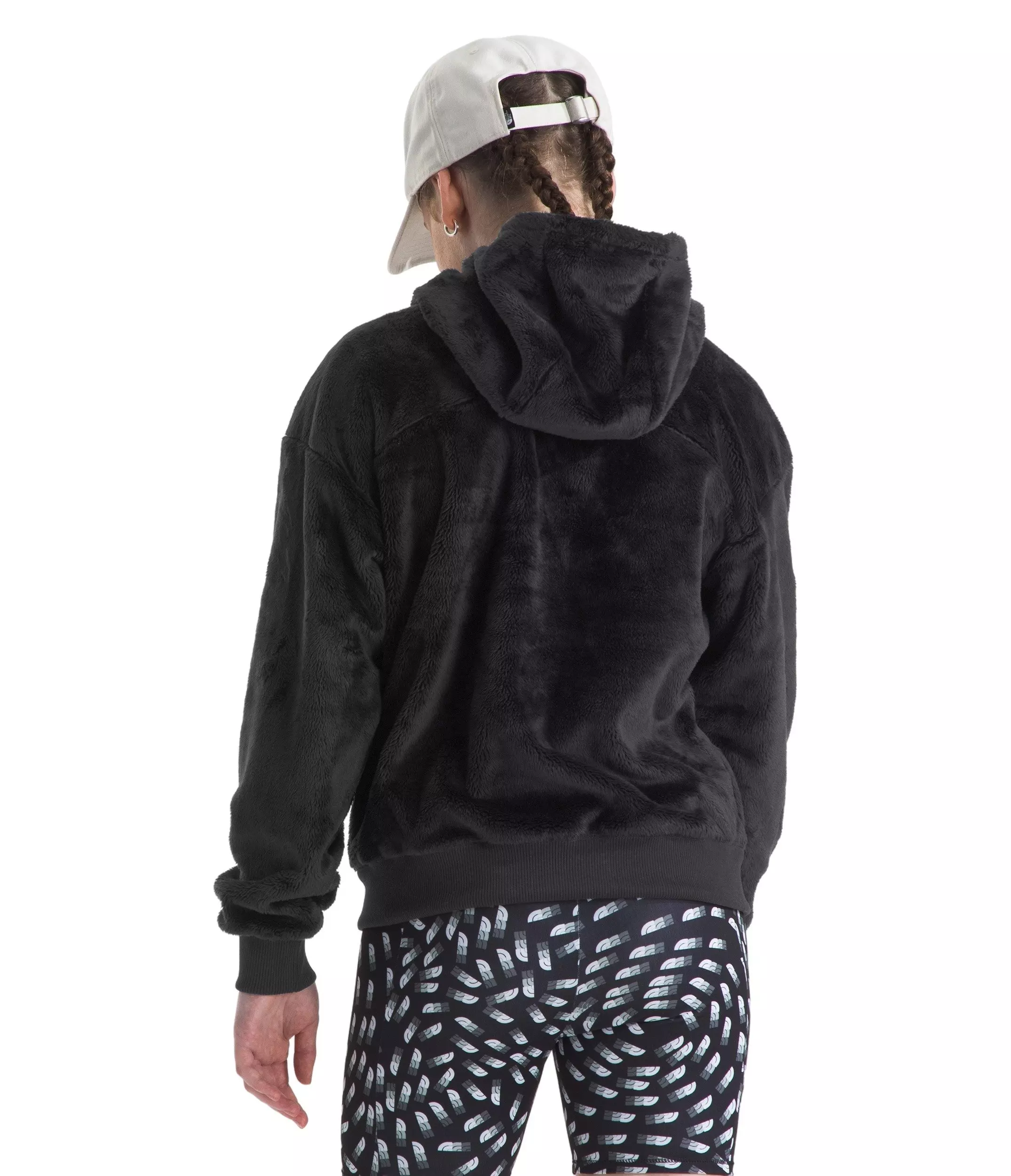 The North Face Big Girls' Osito Full-Zip Hooded Jacket - Black - BLACK