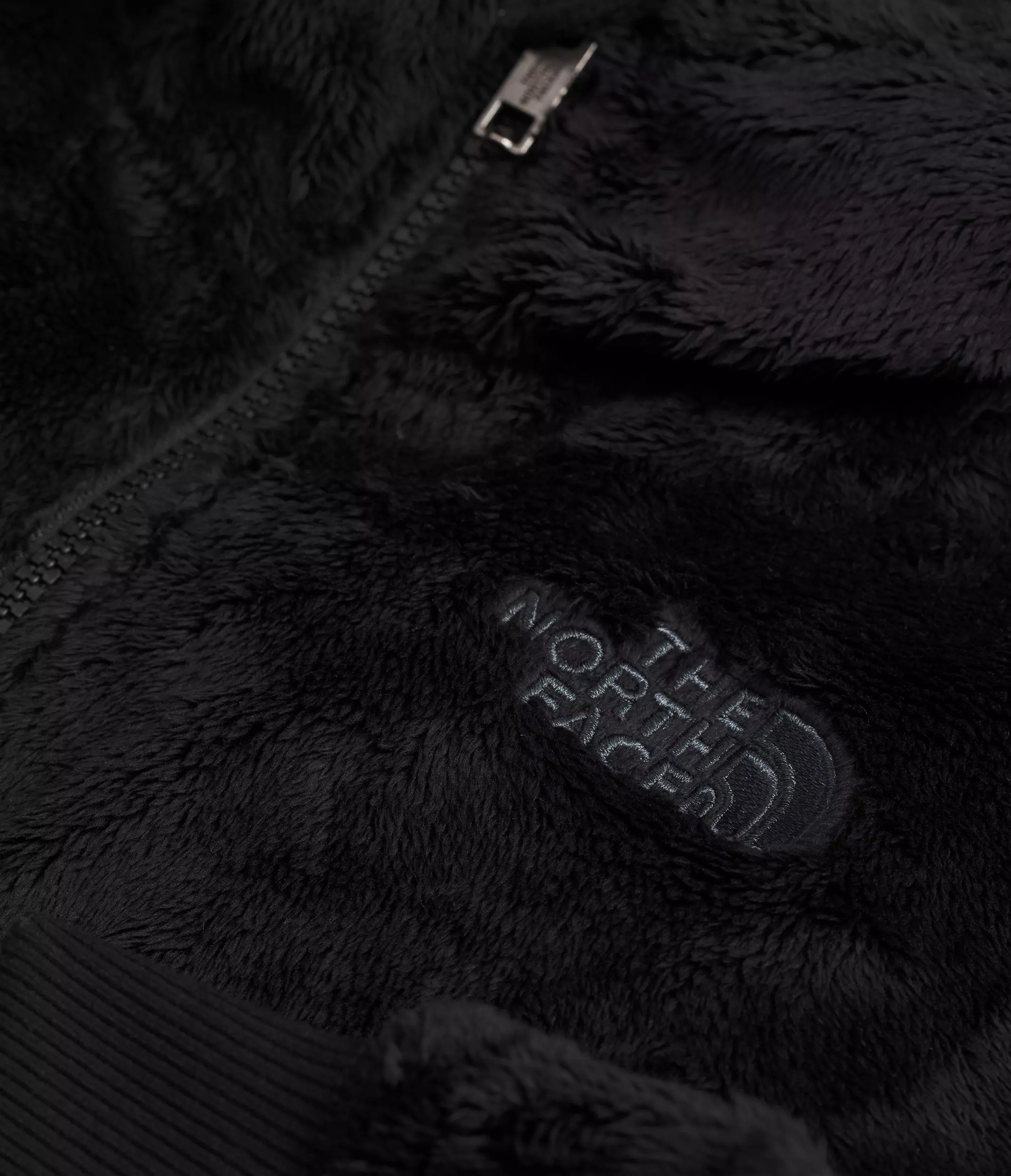 The North Face Big Girls' Osito Full-Zip Hooded Jacket - Black - BLACK