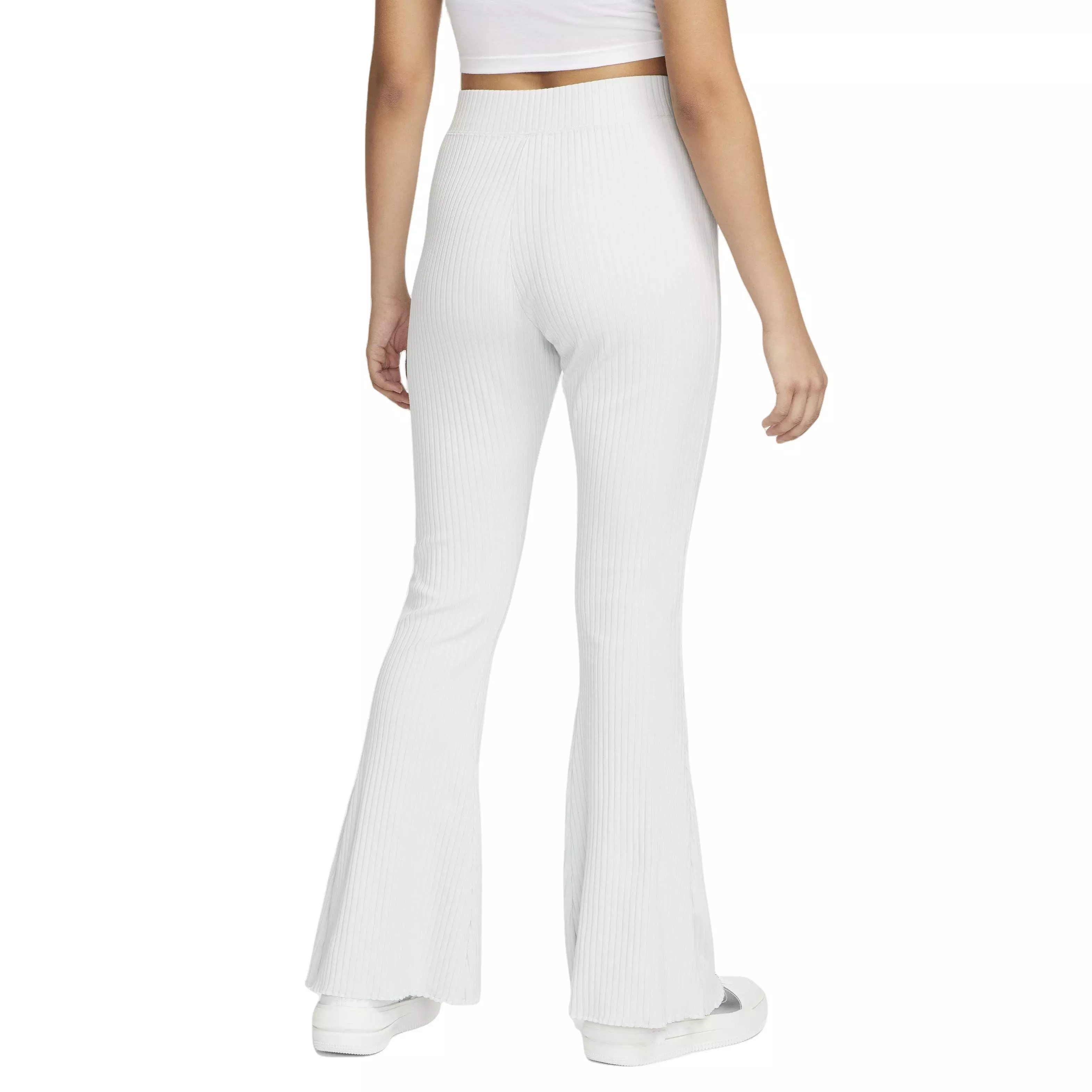 Nike Women's Sportswear High-Waisted Ribbed Jersey Pants - PHOTON DUST