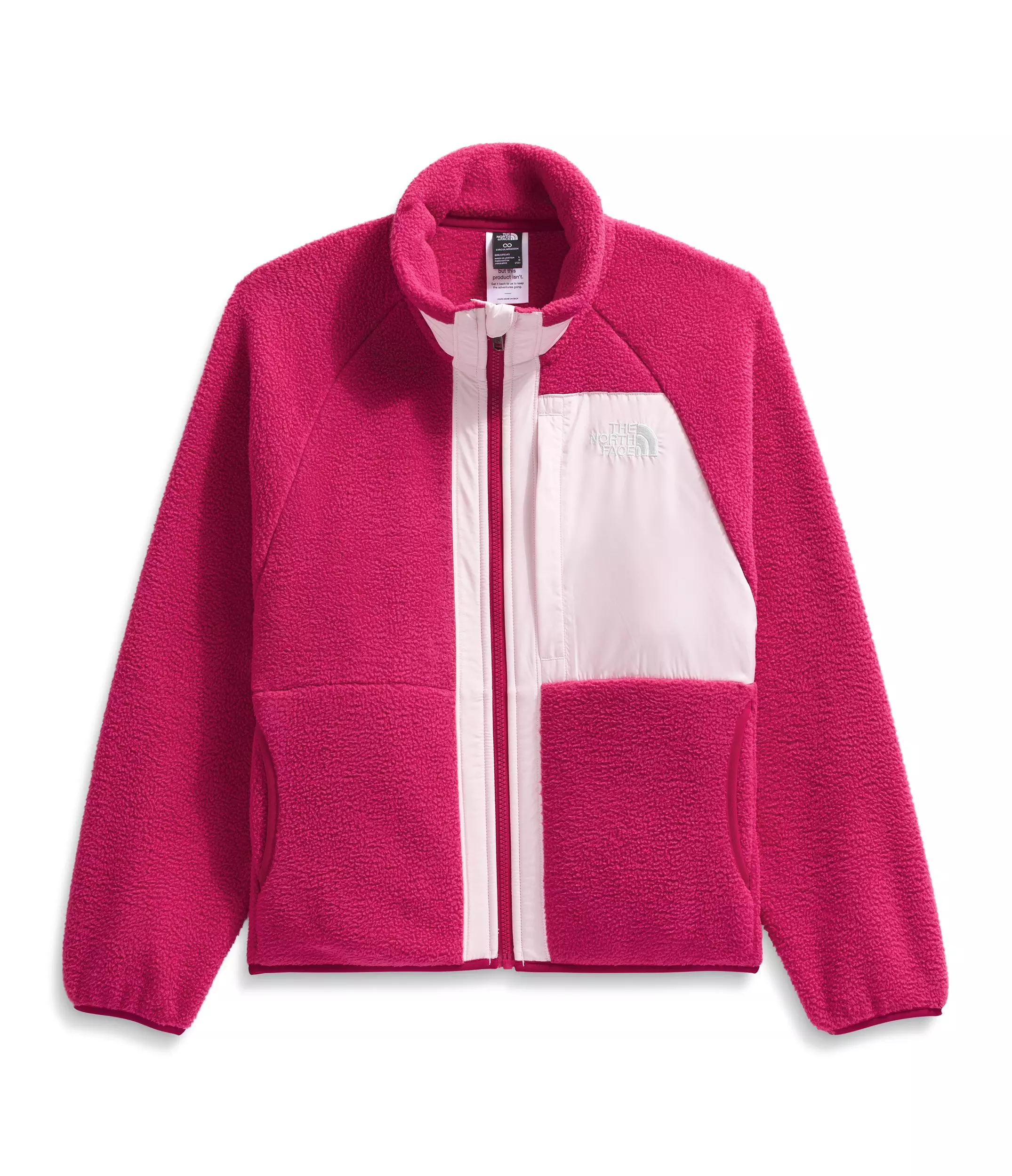 The North Face Big Girls' Yumiori Full-Zip Jacket - Red - RED