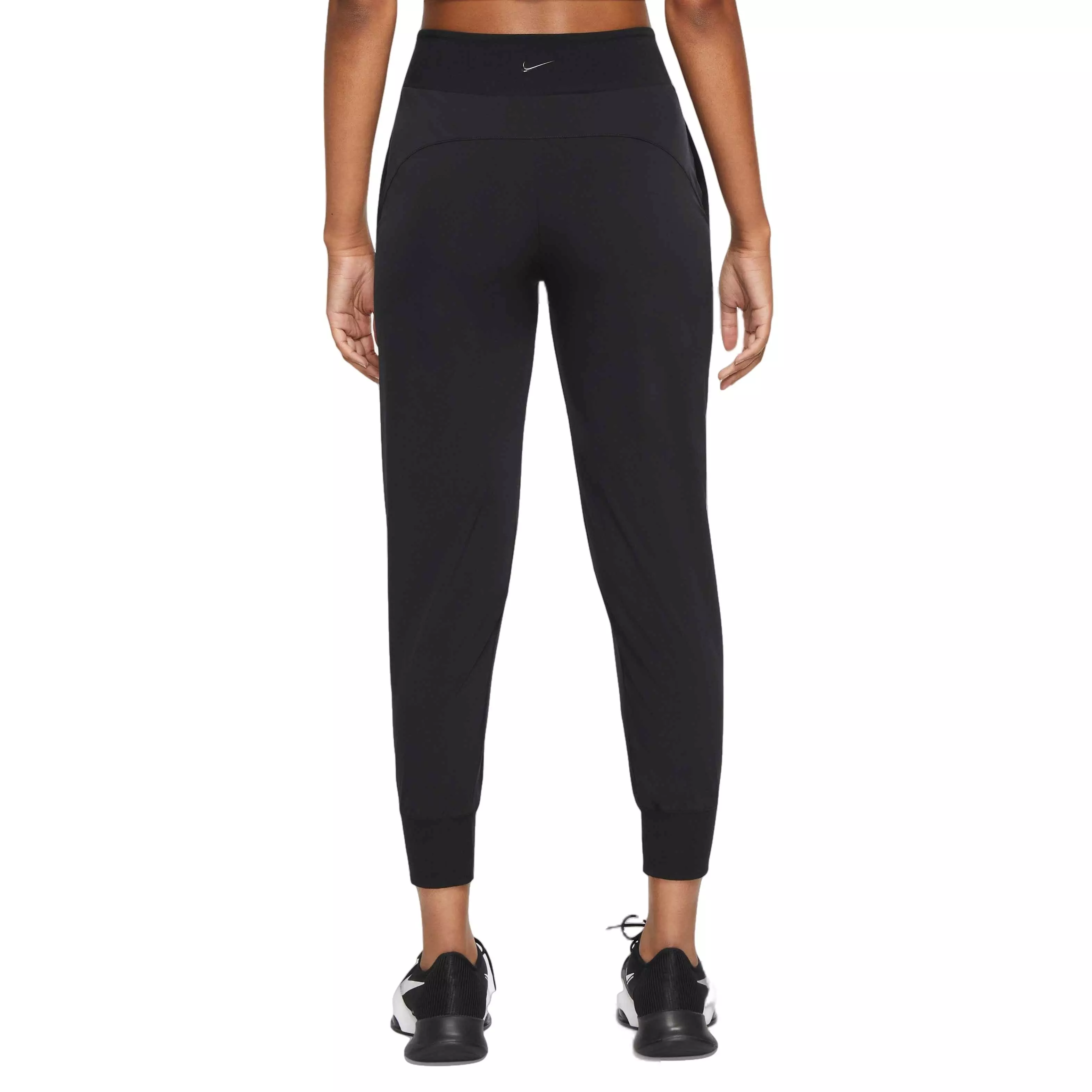 Nike Women's Dri-FIT Bliss Mid-Rise 7/8 Joggers - BLACK