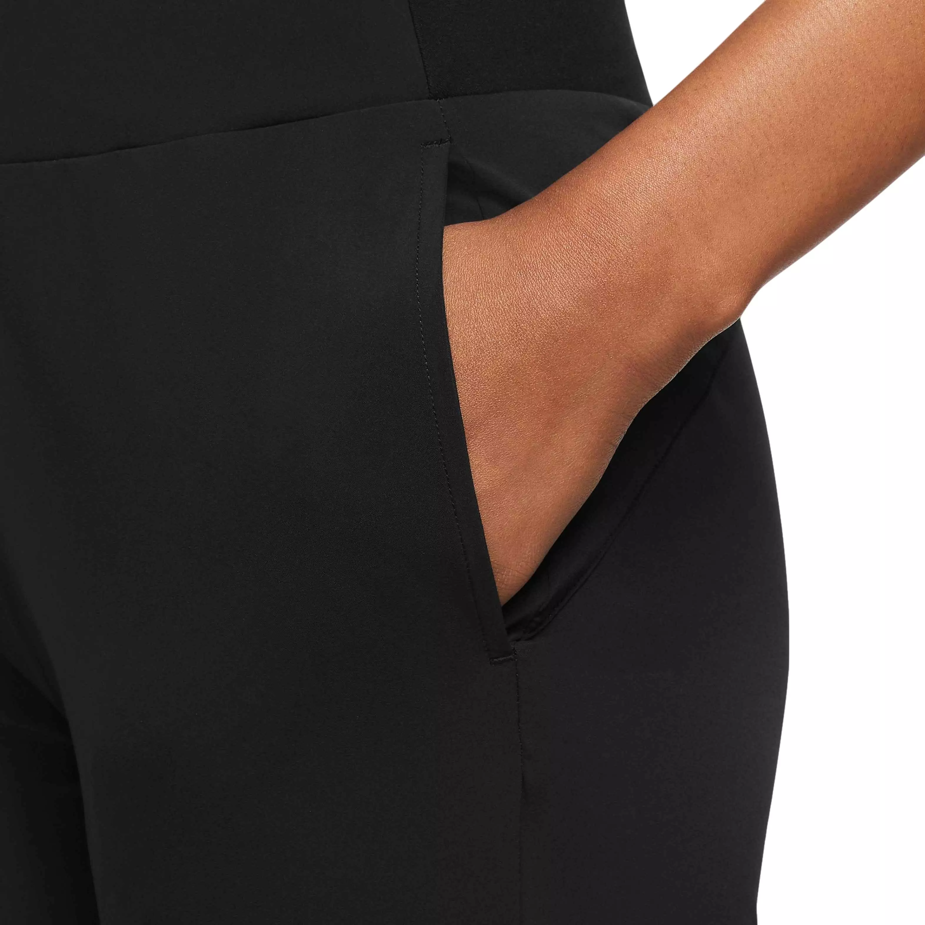 Nike Women's Dri-FIT Bliss Mid-Rise 7/8 Joggers - BLACK