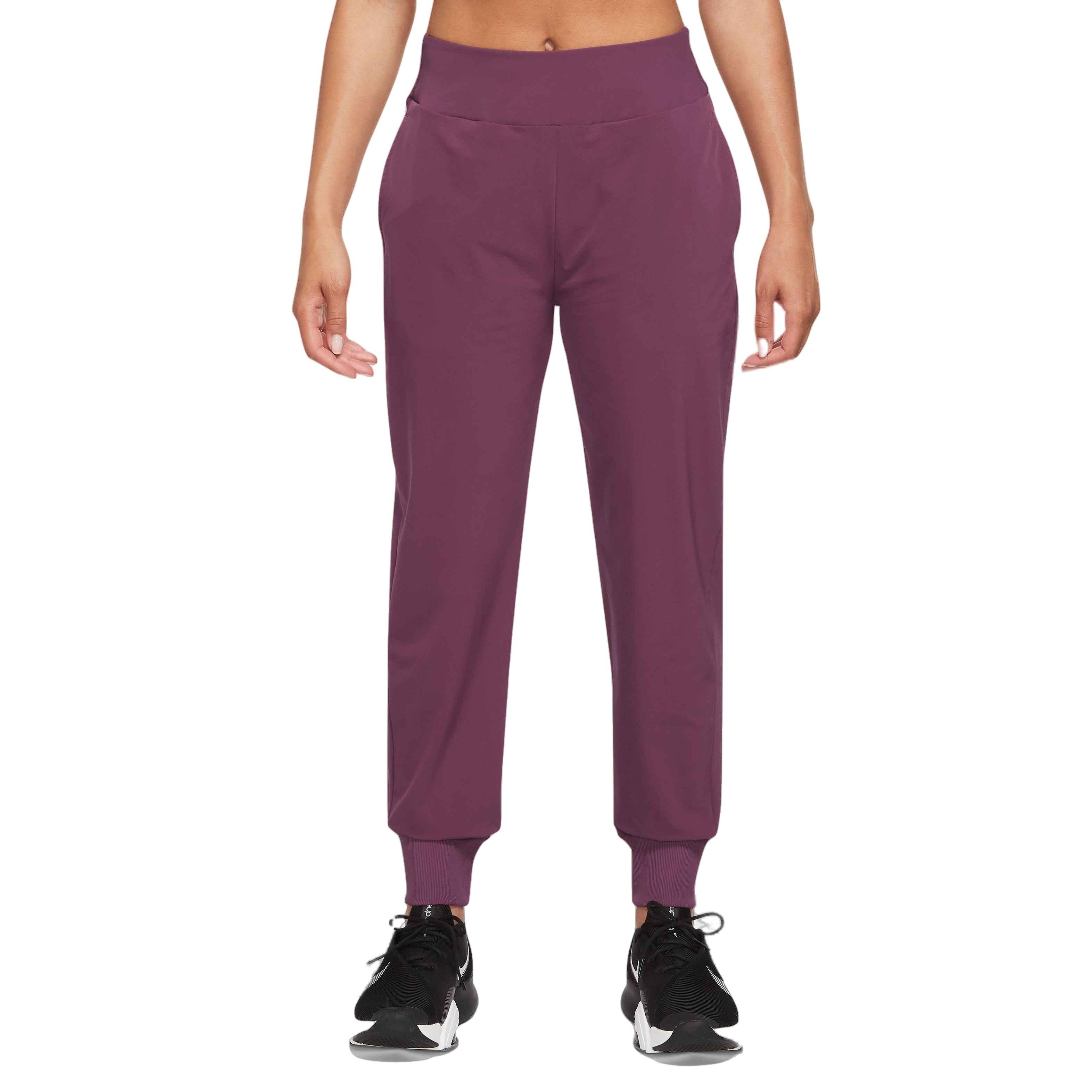 Nike Women's Dri-FIT Bliss Mid-Rise 7/8 Joggers - ROSEWOOD Thumbnail View 1