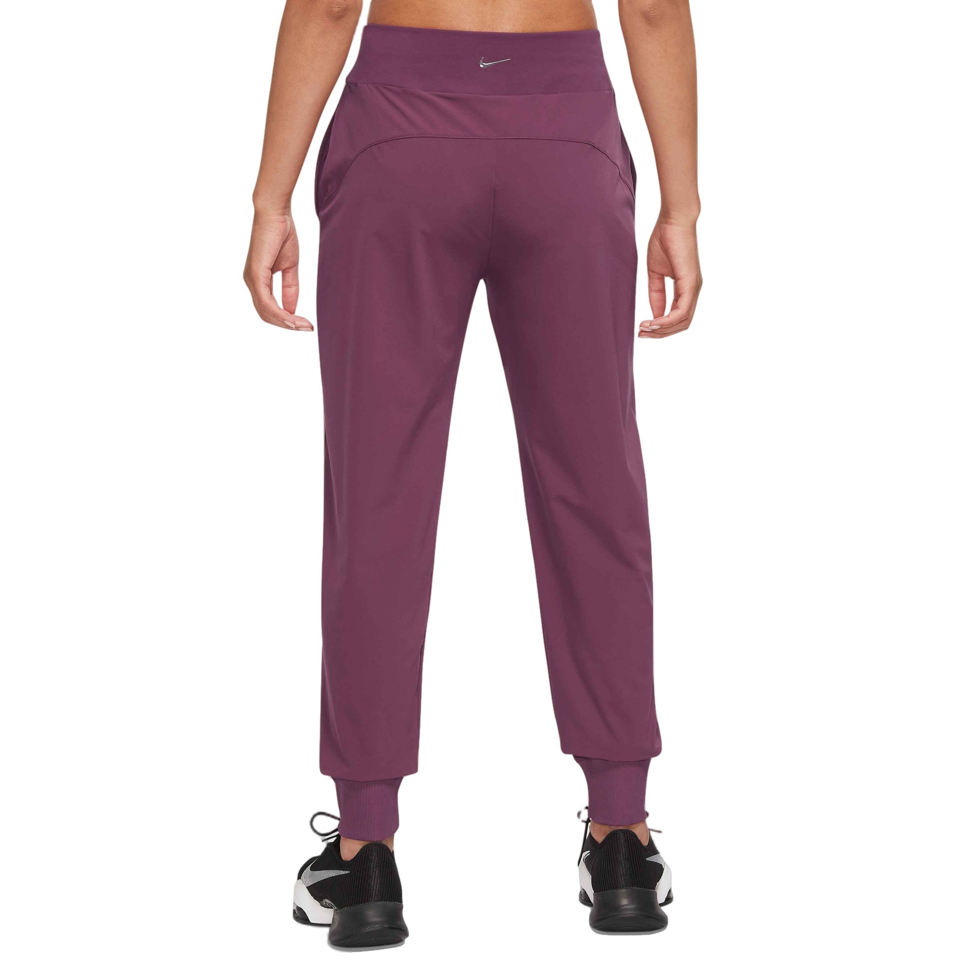 Nike Women's Dri-FIT Bliss Mid-Rise 7/8 Joggers - ROSEWOOD Thumbnail View 2