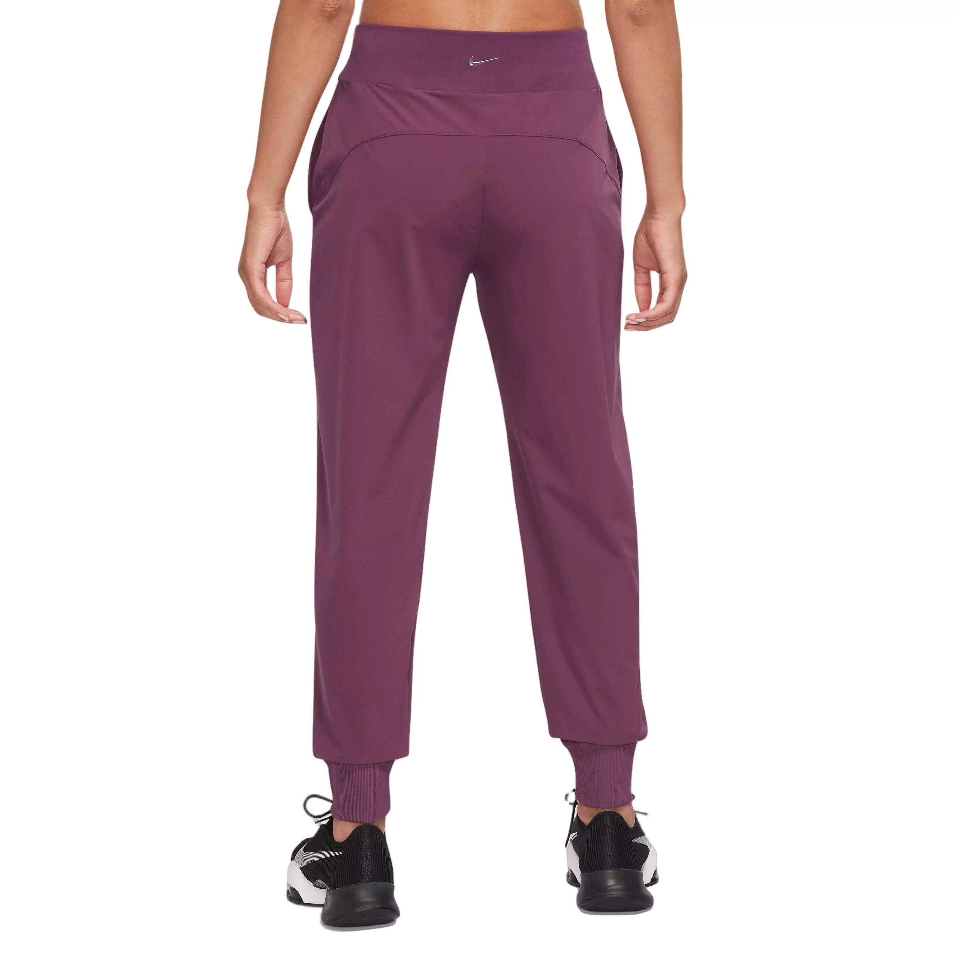 Nike Women's Dri-FIT Bliss Mid-Rise 7/8 Joggers - ROSEWOOD