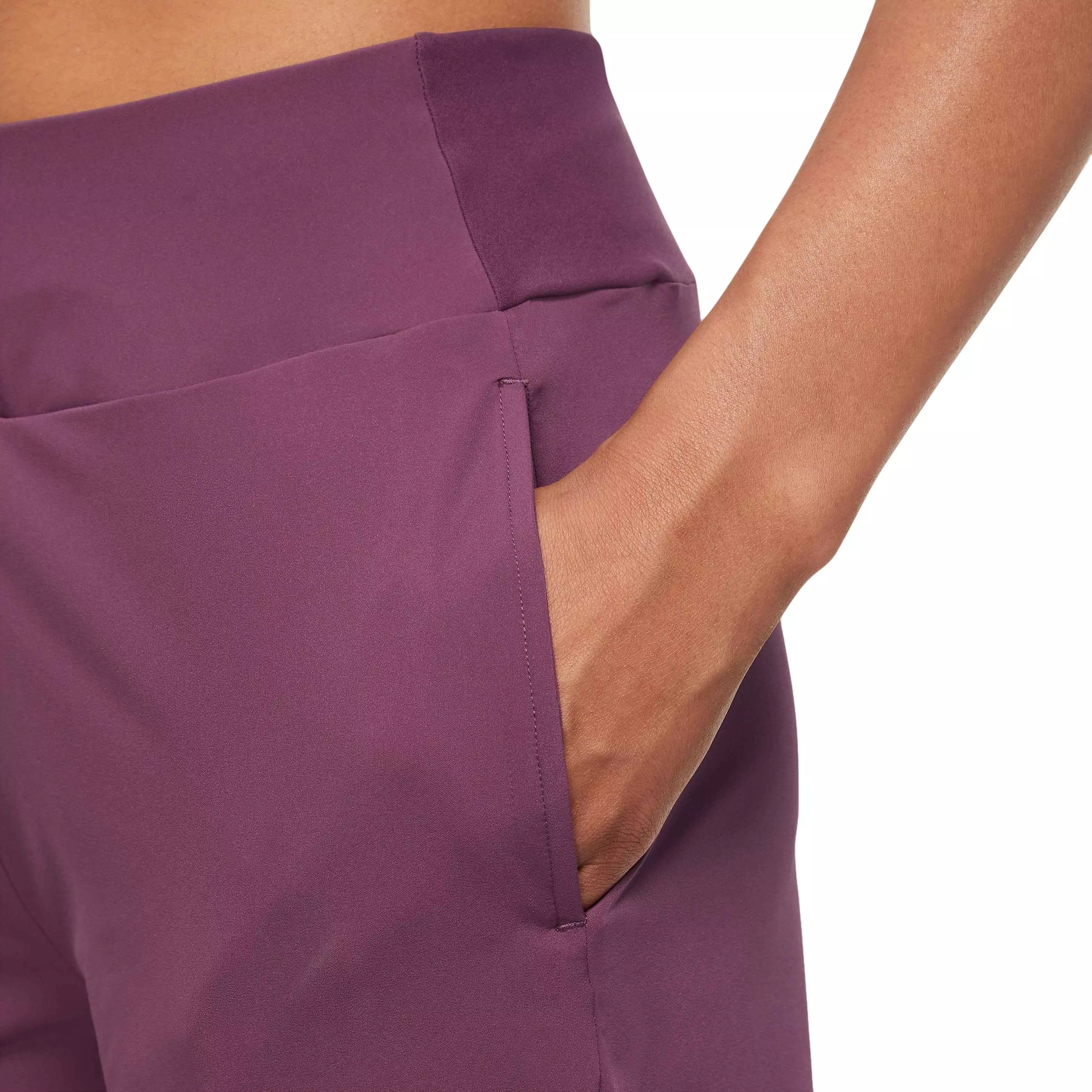 Nike Women's Dri-FIT Bliss Mid-Rise 7/8 Joggers - ROSEWOOD