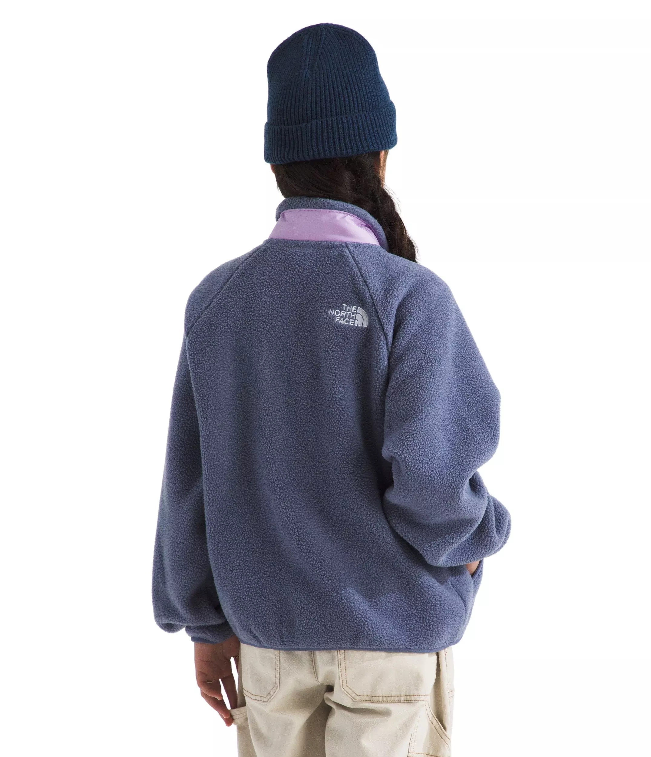 The North Face Big Girls' Yumiori Full-Zip Jacket - Dark Purple - DARK PURPLE