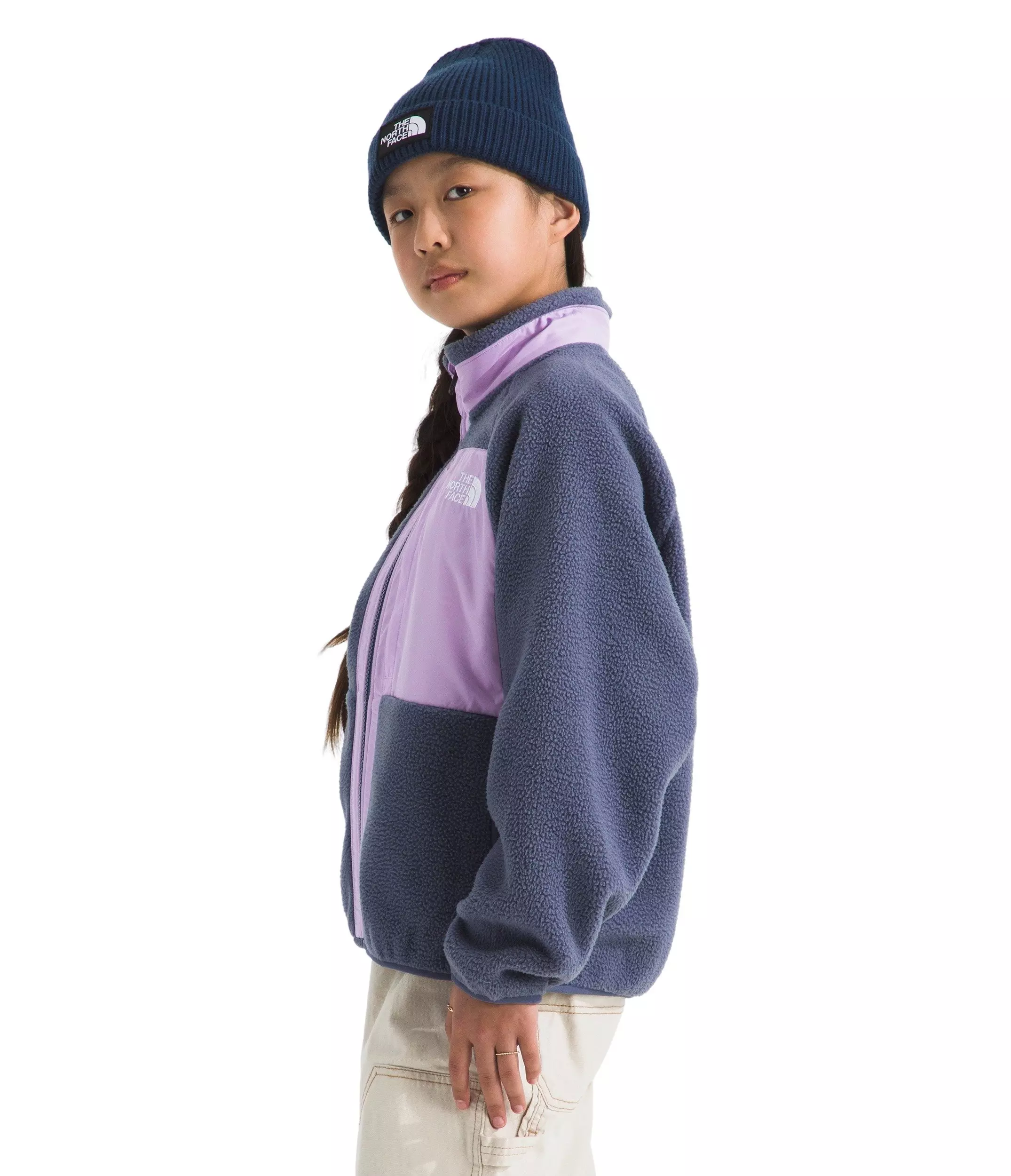 The North Face Big Girls' Yumiori Full-Zip Jacket - Dark Purple - DARK PURPLE