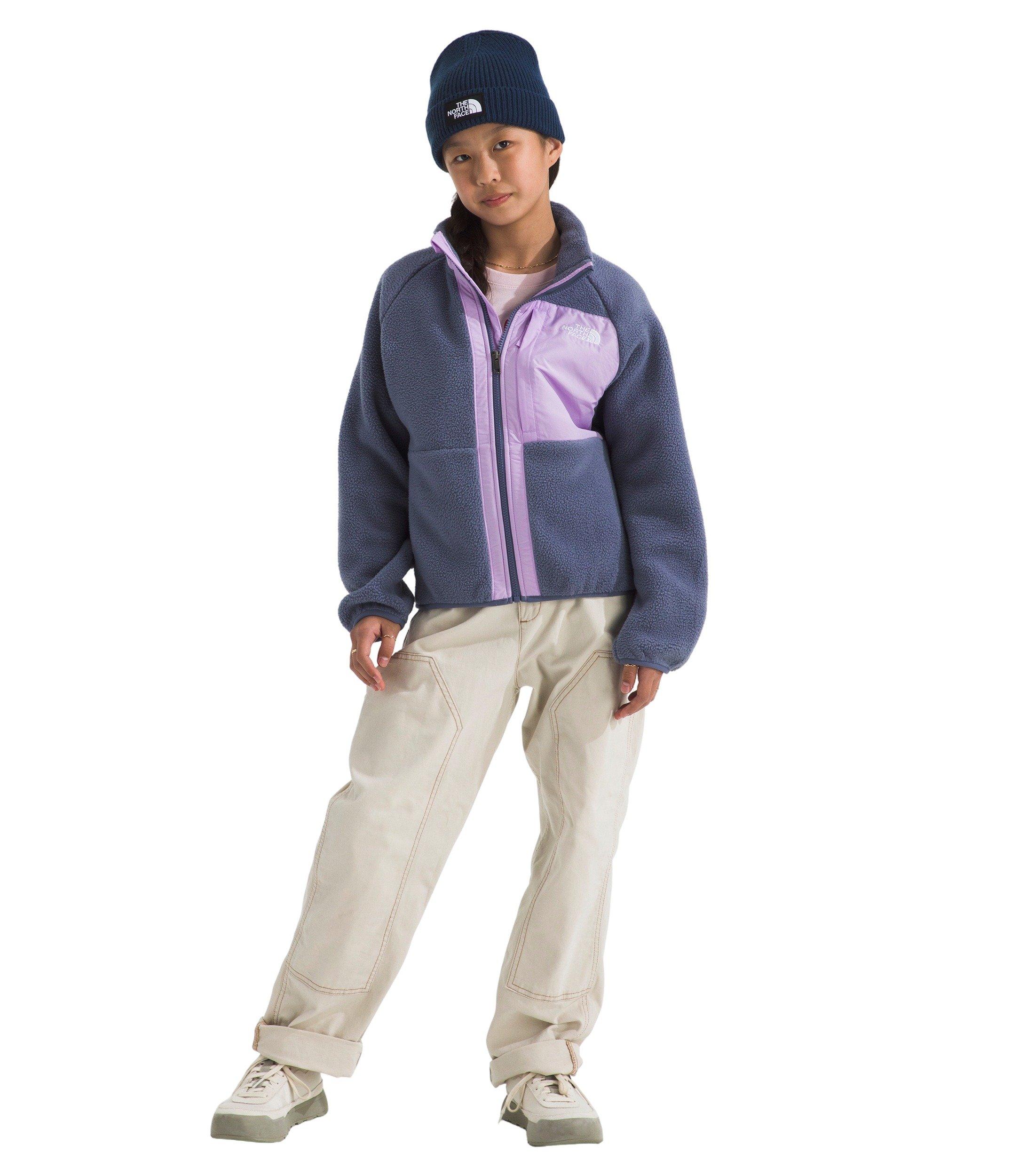 The North Face Yumiori Big Girls' Dark Purple Full-Zip Jacket
