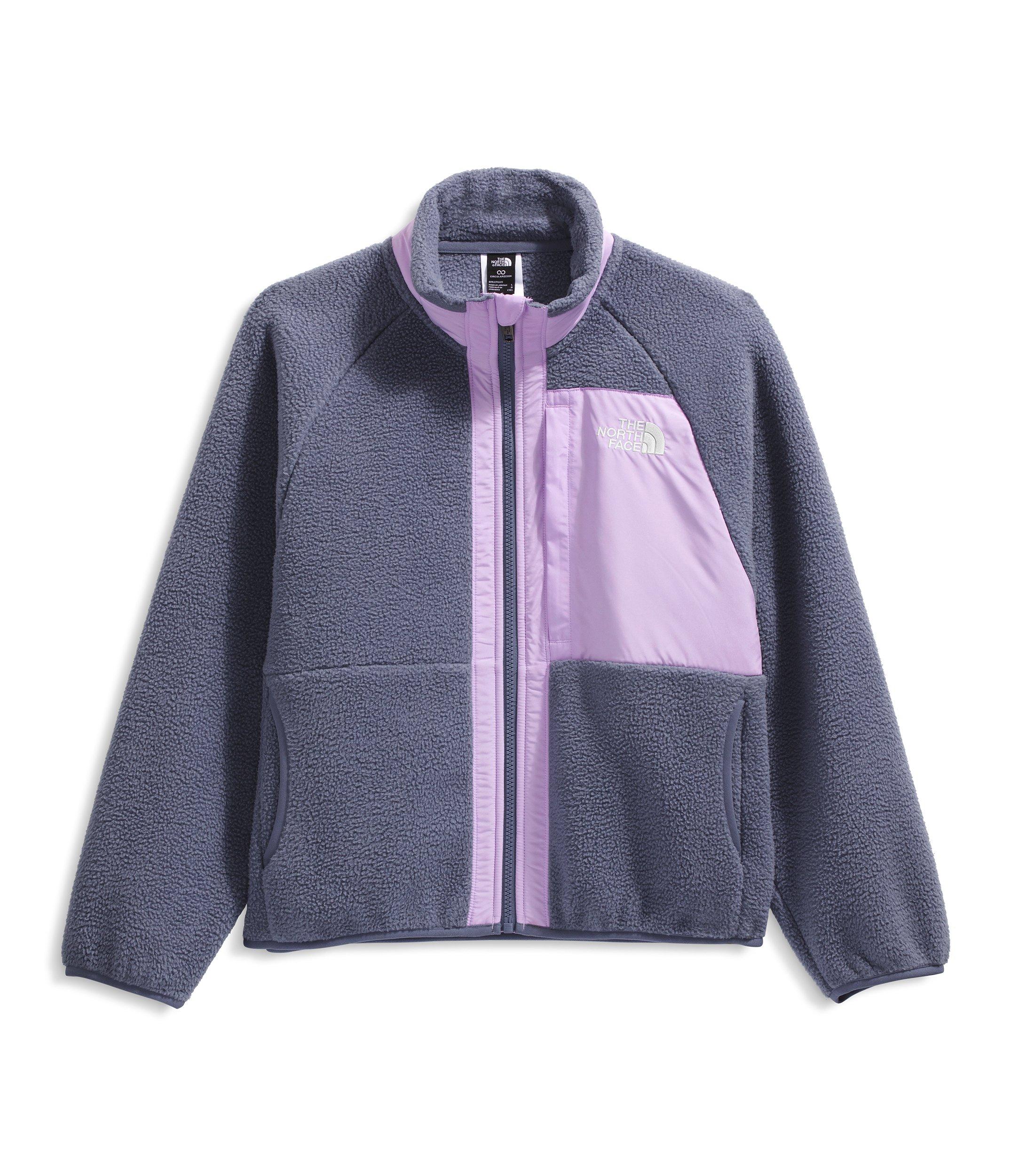 The North Face Yumiori Big Girls' Dark Purple Full-Zip Jacket